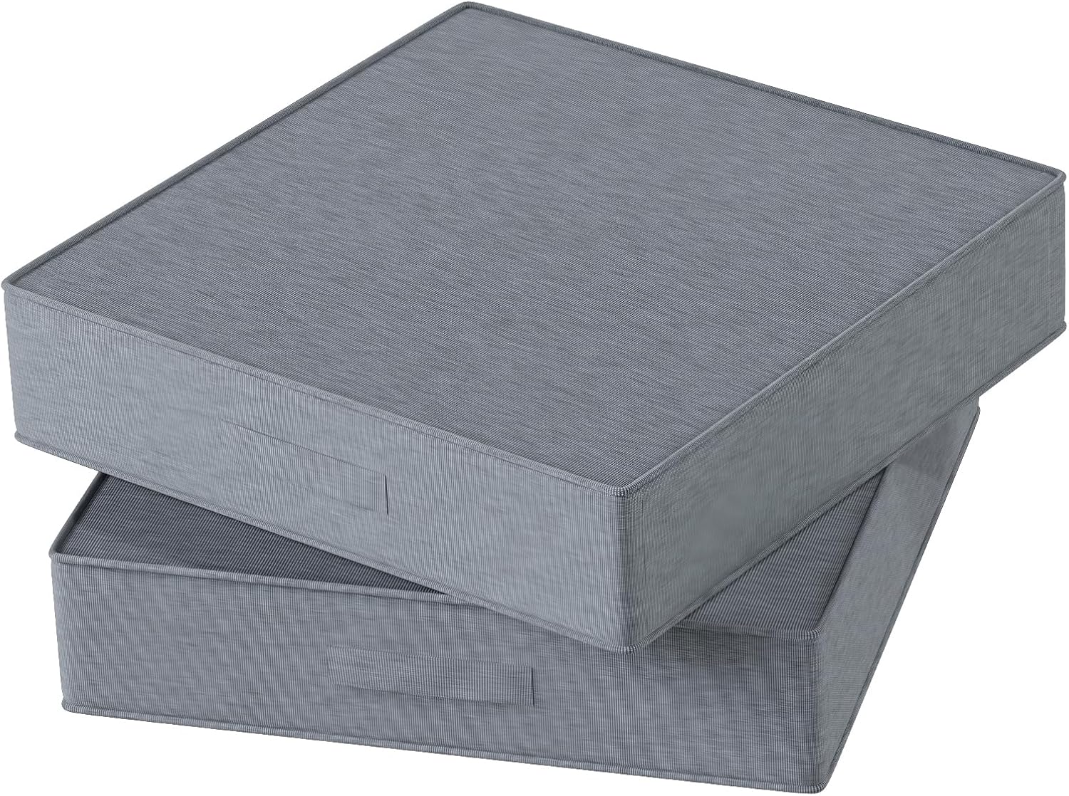 Outdoor Olefin Chair Cushions 22"x22"x5" Set of 2 Waterproof Patio Seat Cushions for Patio Furniture with 4-Level Color Fastness Sofa Pads with Handle DIY Straps for Yard Garden, Light Gray Light Gray 2 Set-22"x22"x5"