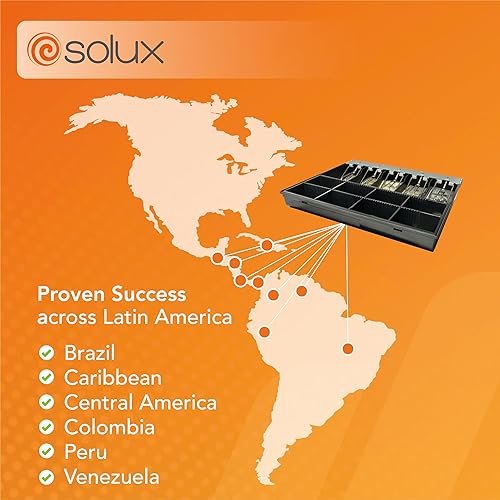Miniatura 7 de SOLUX Bandeja de cajón de efectivo, inserto de caja registradora, inserto de cajón de efectivo, bandeja de repuesto de 5 billetes8 monedas,