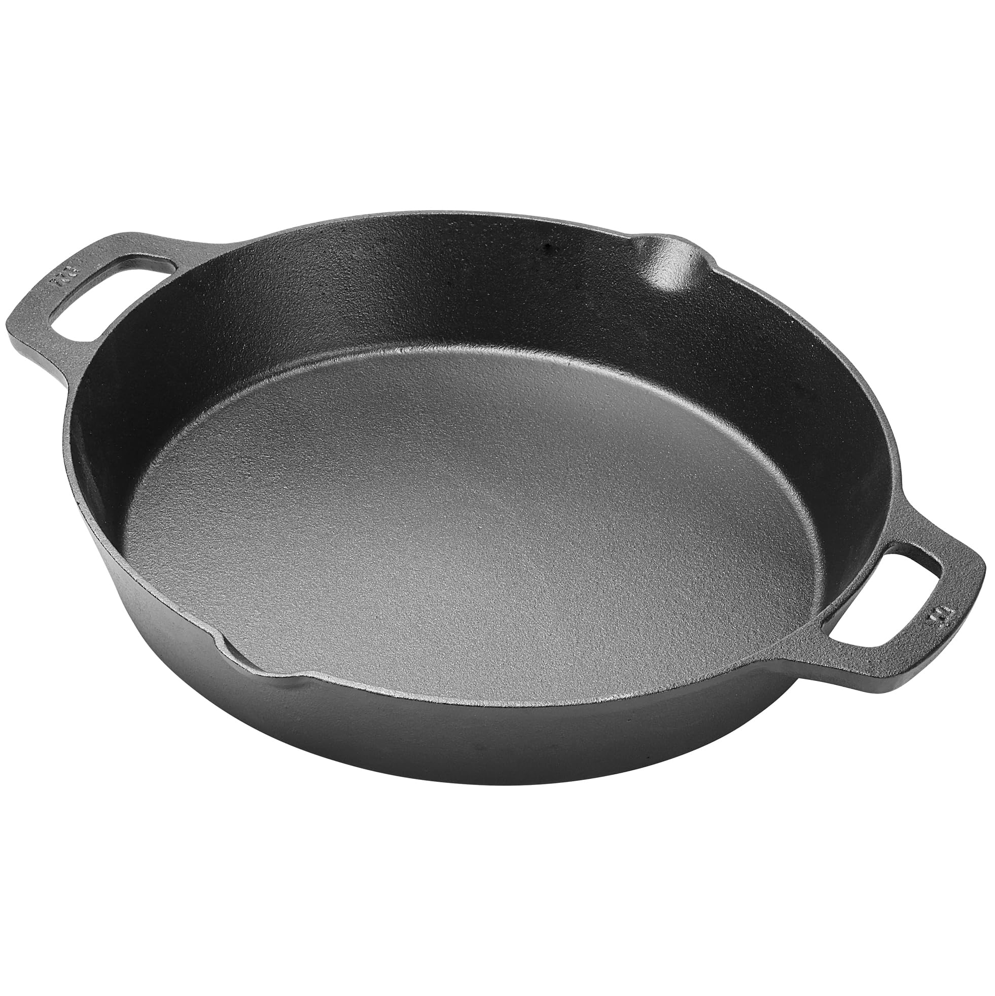 Winco CASD-12 - Sartén (hierro fundido), color negro