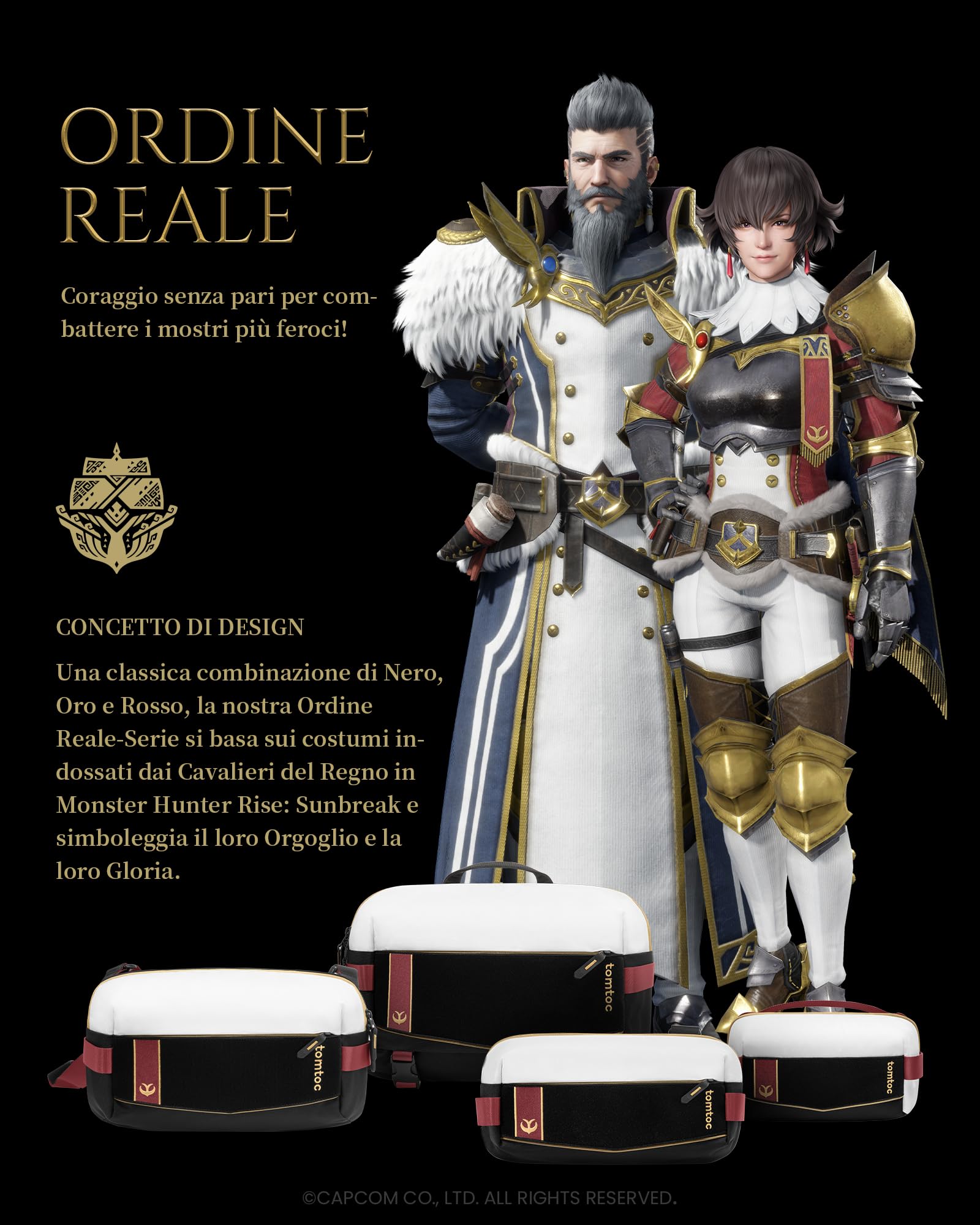 tomtoc Royal Order Sling Bag L per MacBook Pro 14 Pollici M1 Pro/Max, Borsa a tracolla Minimalista per il petto, Resistente all'acqua e Leggera per i Viaggi e il Lavoro