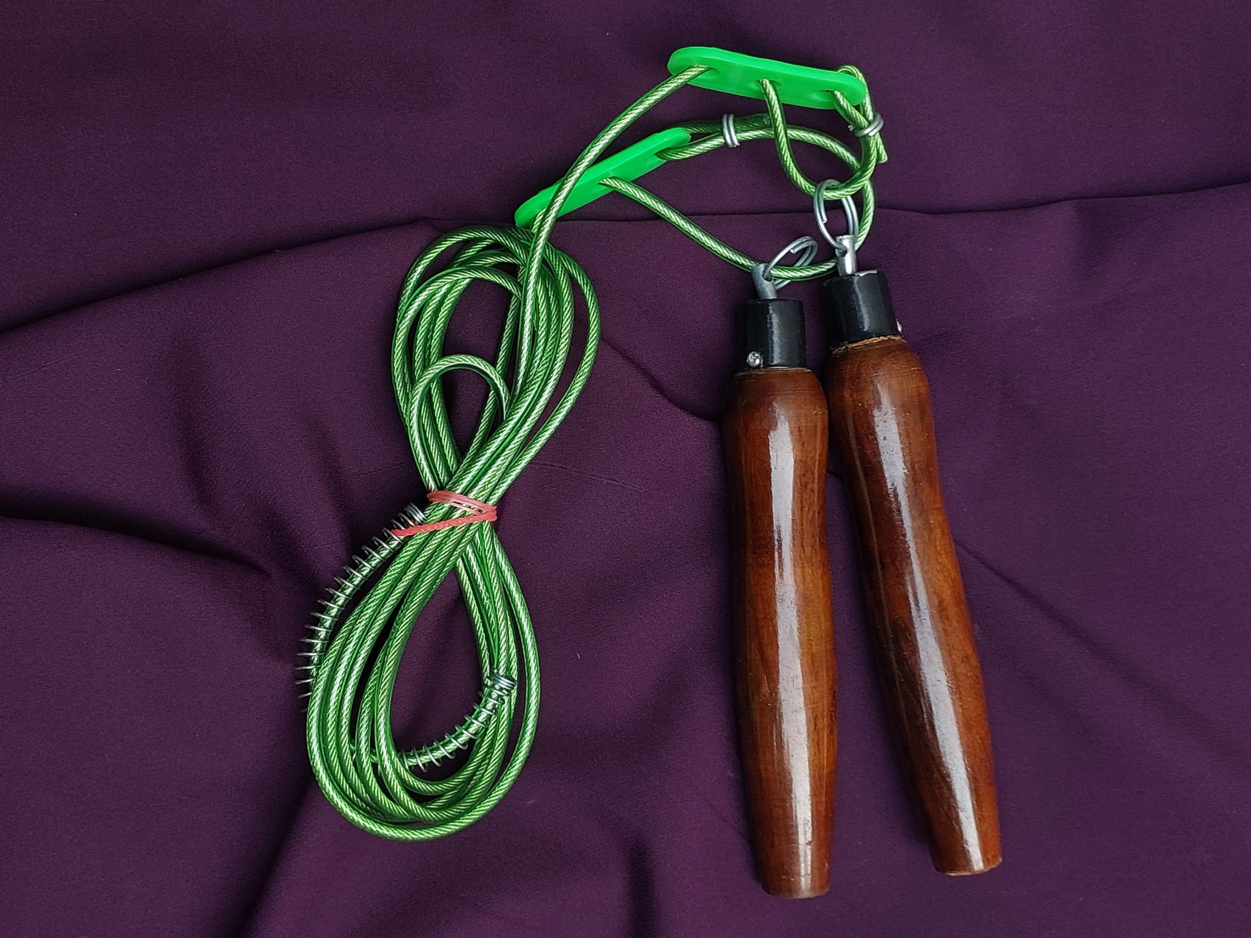 Boxco Twist Skipping Rope for Men Women Boys Girls and Kids Ideal for Fitness Sports Exercise Workout and Weight Loss Durable Lightweight and Easy to Use for Daily Training (Green)-image-33