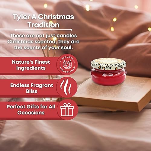 Miniatura 5 de Worldwide Nutrition Paquete de 2 artículos Tyler Candle Company Velas votivas de vainilla naranja - Vela perfumada de lujo con aceites esenciales -