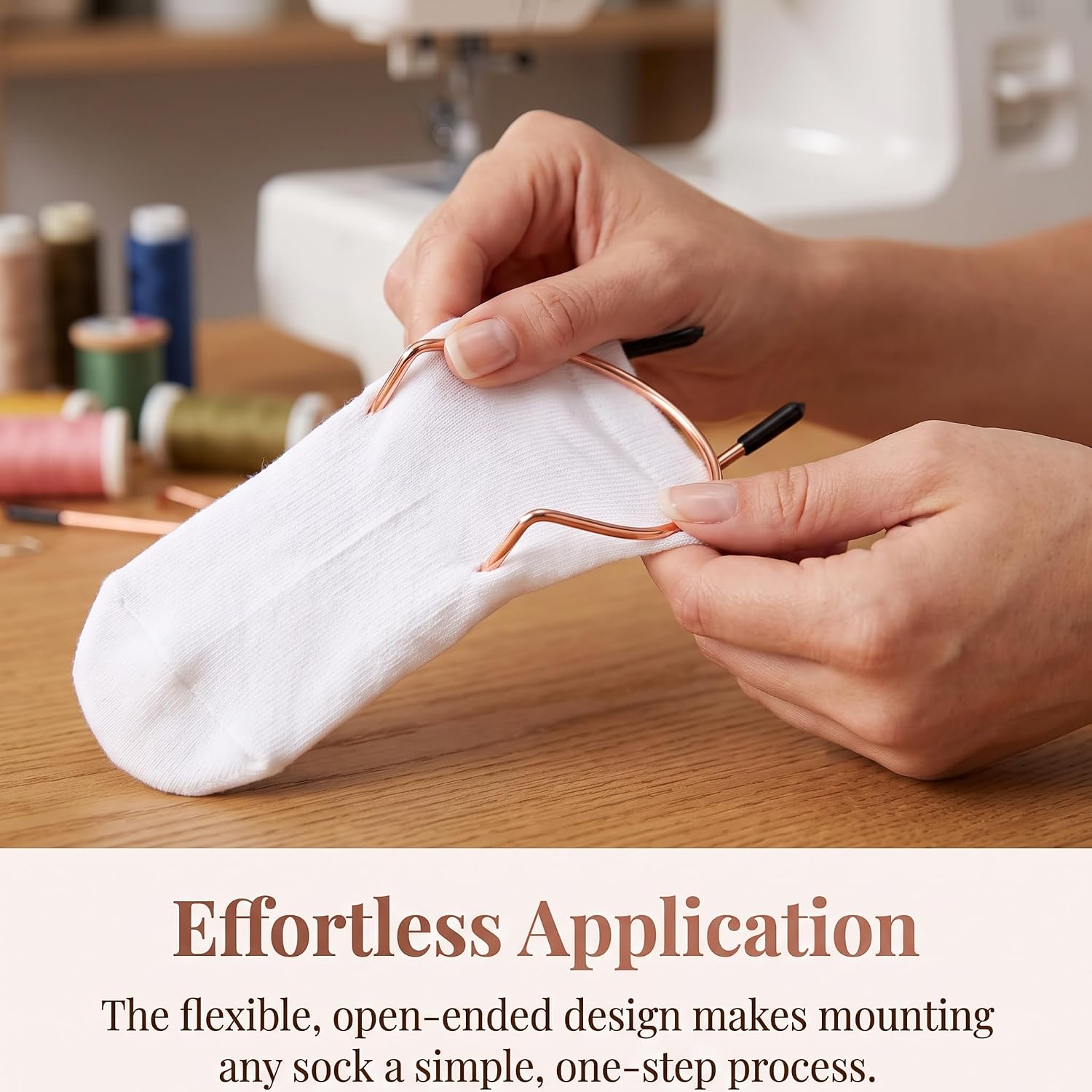 Sock Hoop Kit for Embroidery Machine, 3-Piece Sock Embroidery Frame Set