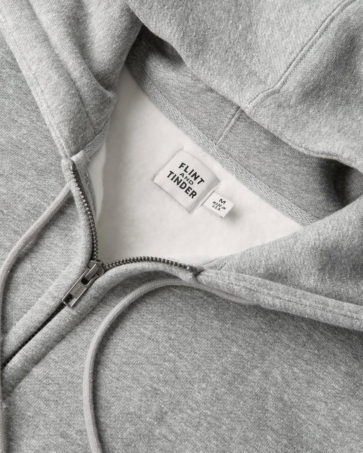 Huckberry Flint and Tinder 10-Year Full Zip Hoodie, Mens Sweatshirt