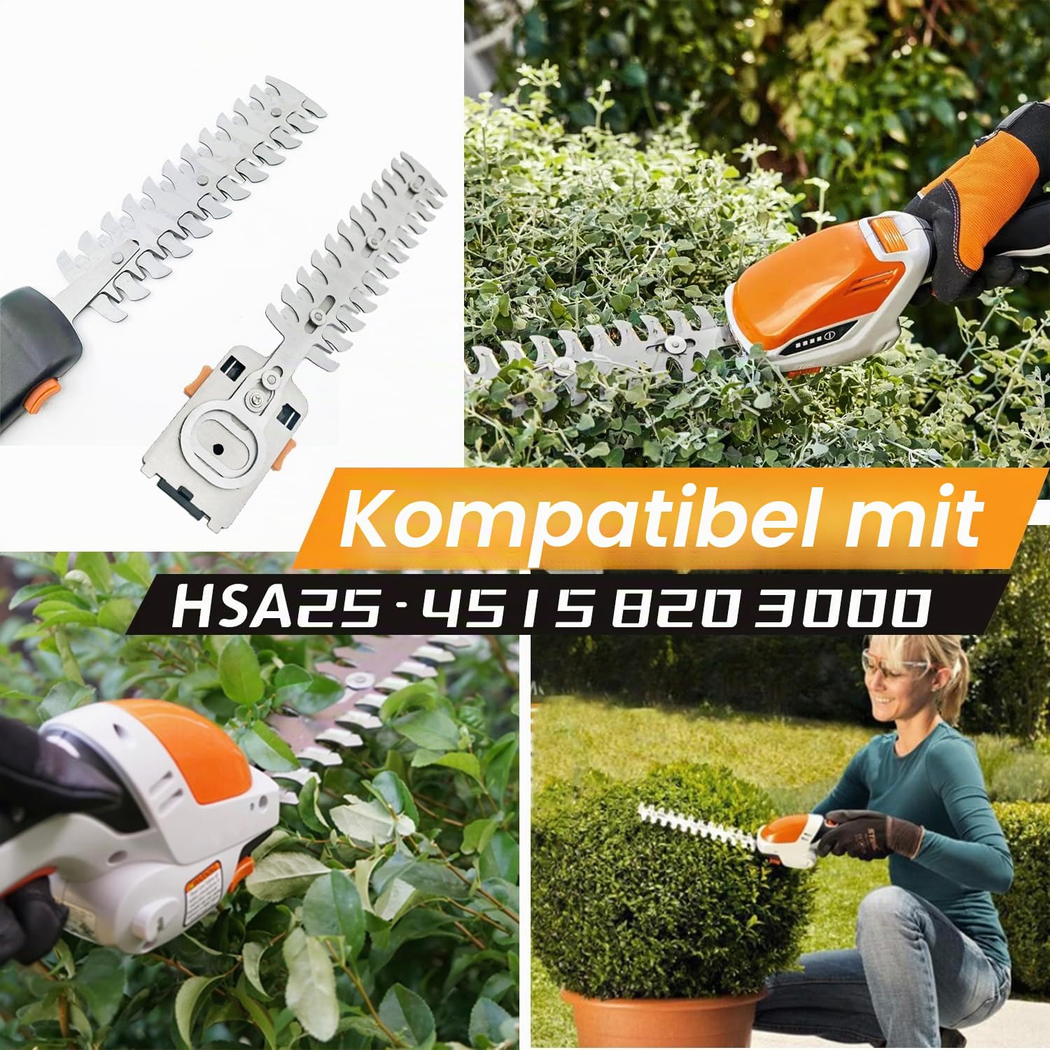 1 x Strauchscherenmesser für St-ihl HSA25 (nur) Akku-Heckenschere HA03 820 3000