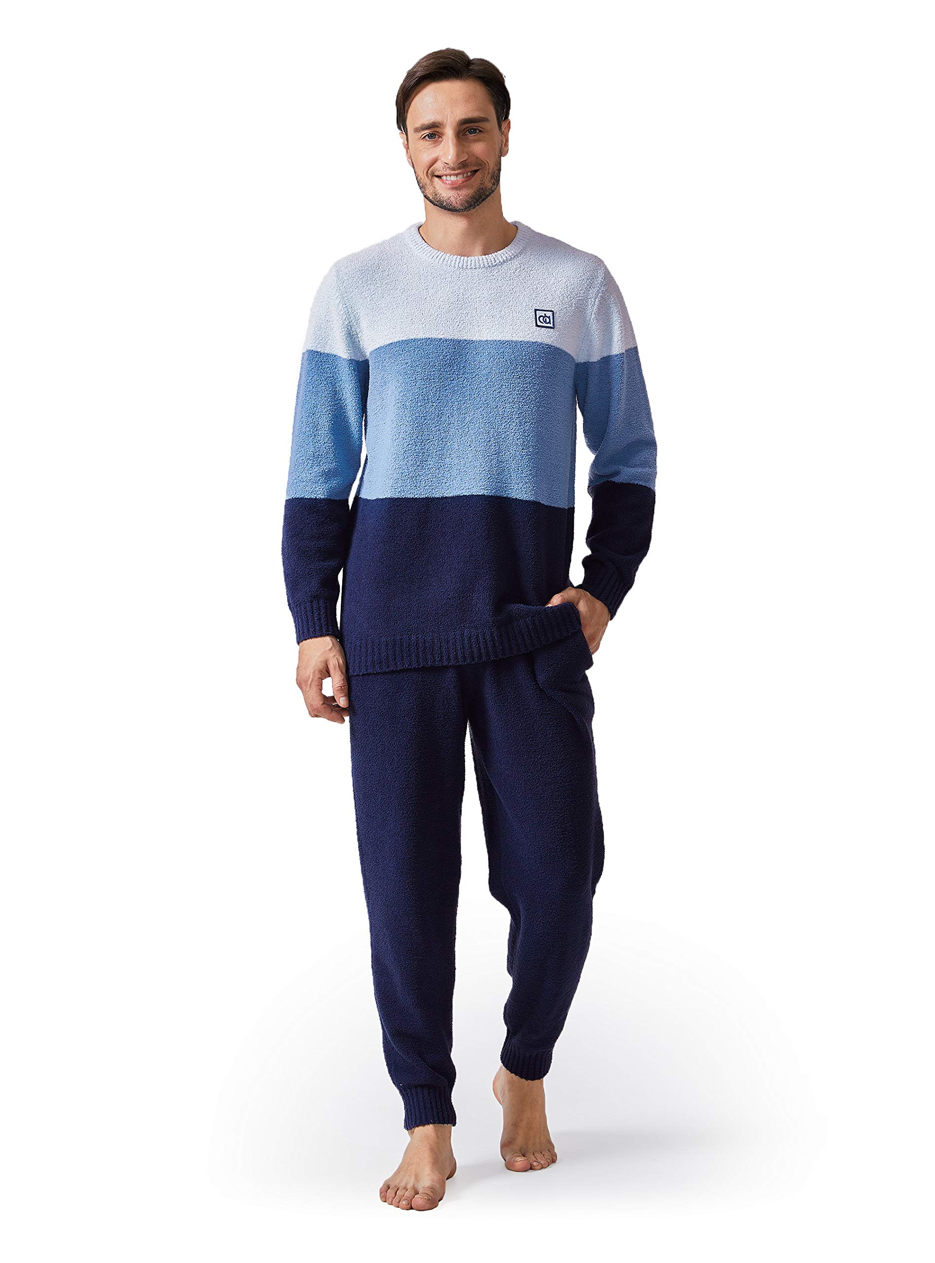 men's plush fleece pajamas
