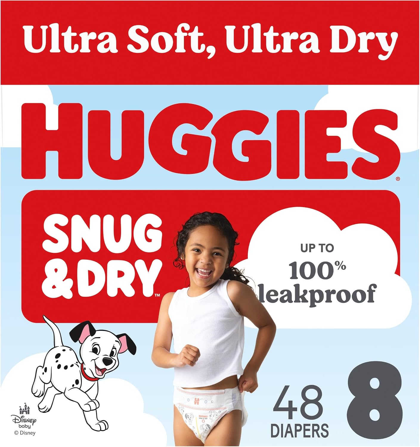 Huggies Snug & Dry Diapers Size 8, 48 Count