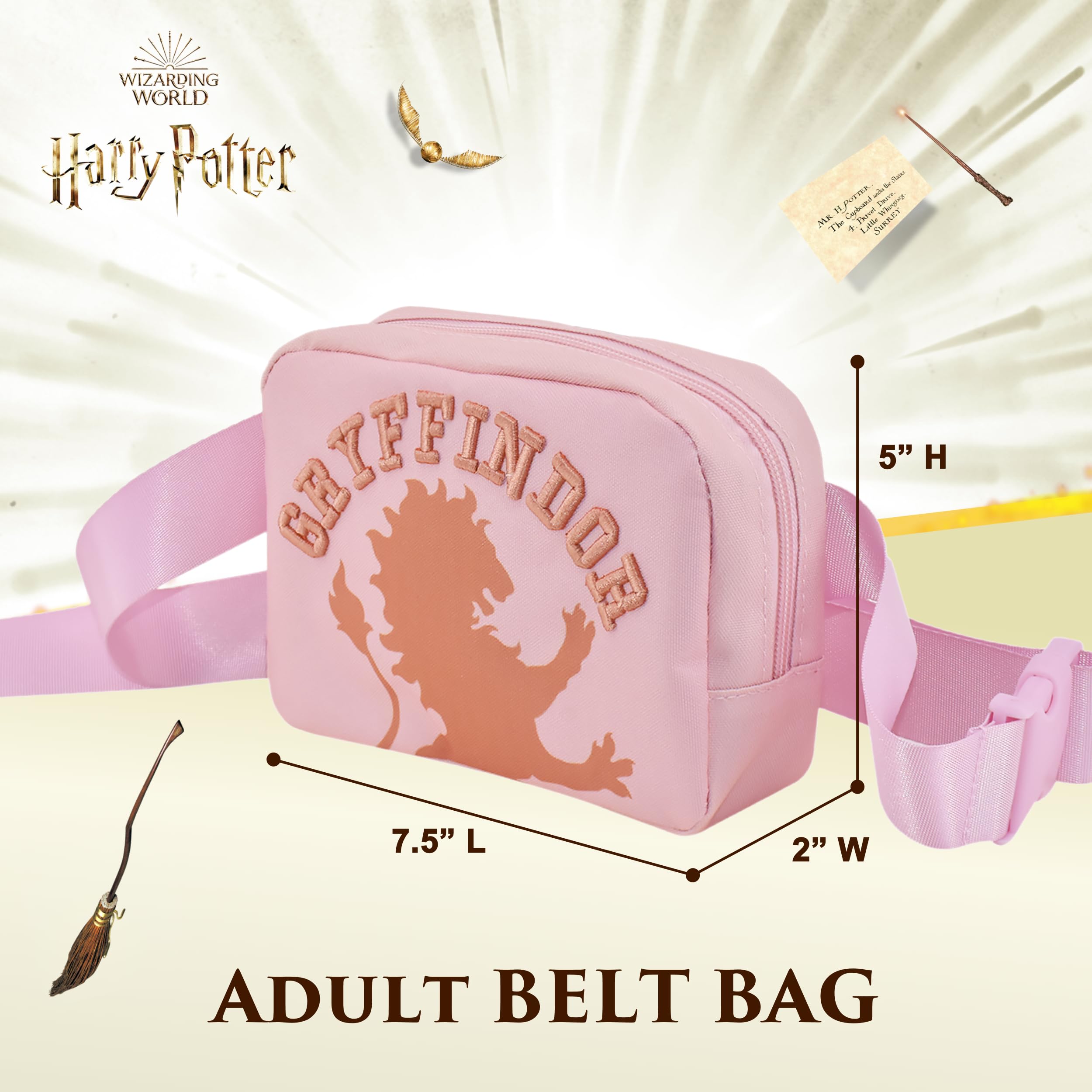 Sac Banane Harry Potter, Sac Banane pour Homme et Femme, Gryffondor