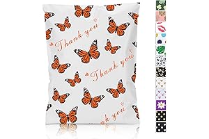 JinRuiKJ Butterfly Printed Poly Mailers