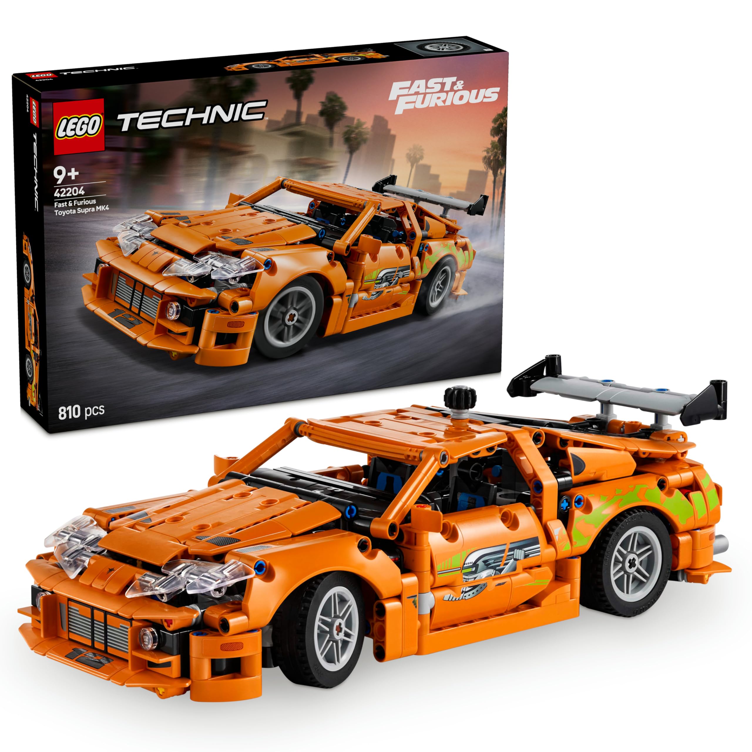 LEGO Technic Fast and Furious Toyota Supra MK4 42204 – 9 Yaş ve