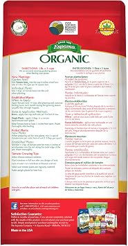 Espoma Organic Tomato-Tone 3-4-6 with 8% Calcium. Organic Fertilizer for All Types of Tomatoes and Vegetables. Promotes Flower and Fruit Production. 8 lb. Bag