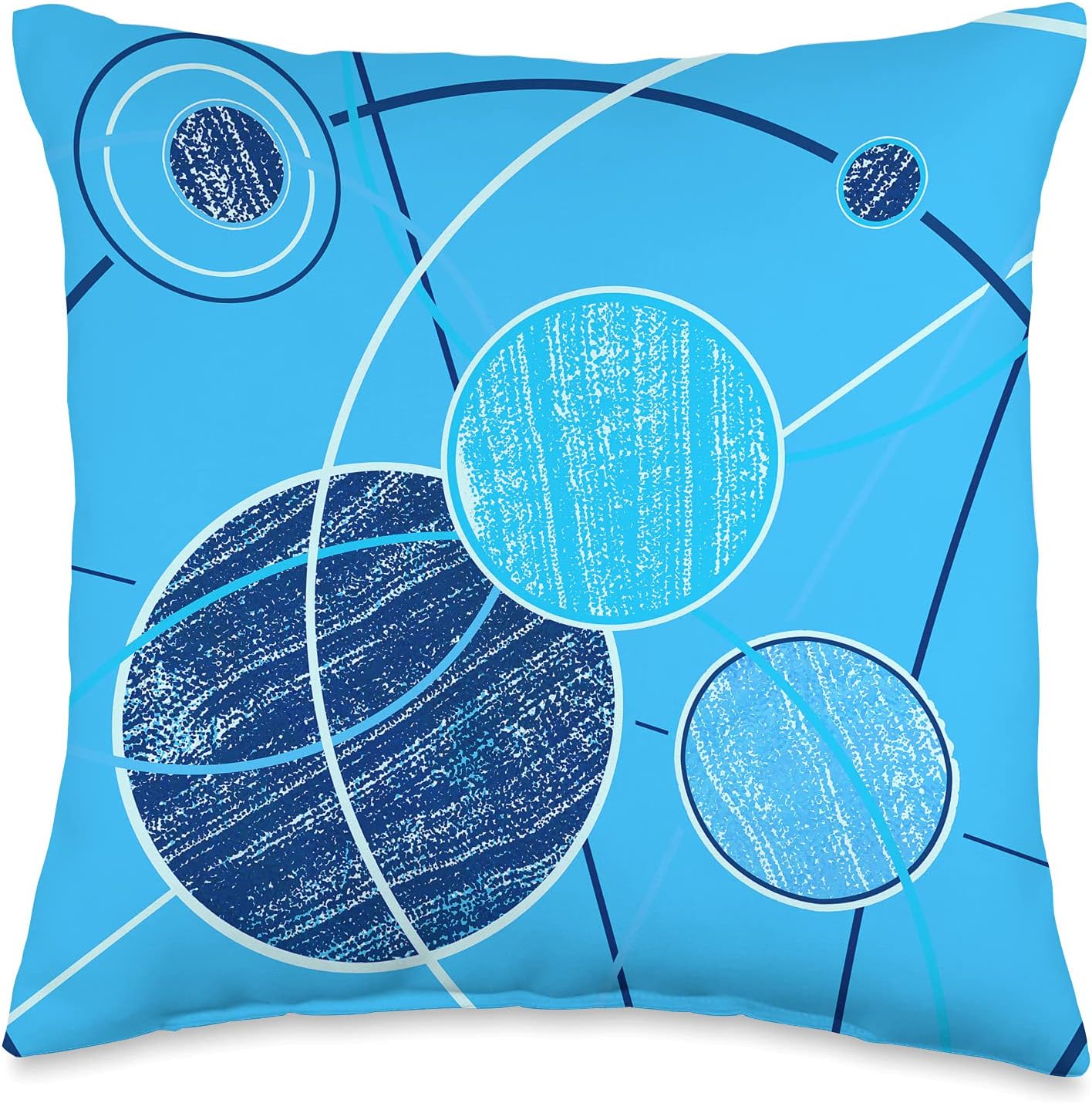 cute blue throw pillows