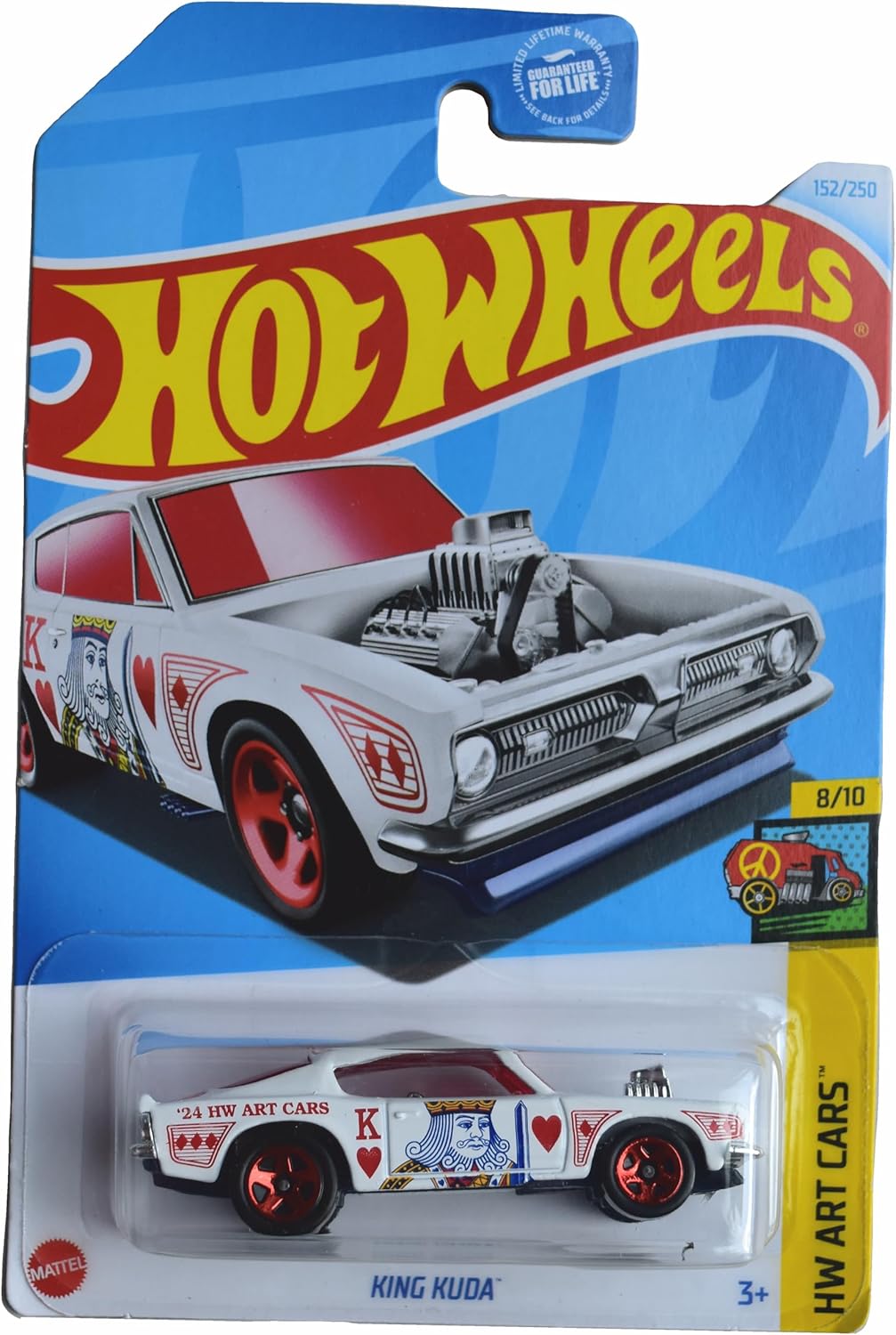 Hot Wheels King Kuda, Art Cars 8/10 [White] 152/250