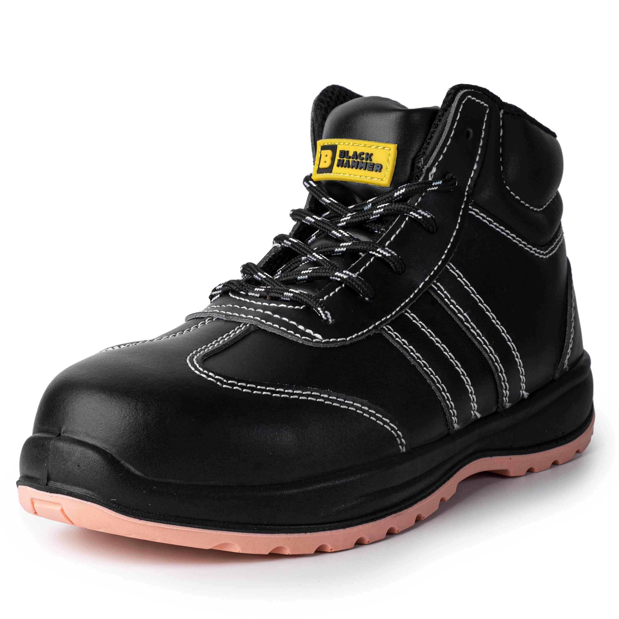 Black Hammer Flo Women's S3 SRC Composite Toe Safety Boots, 7 UK