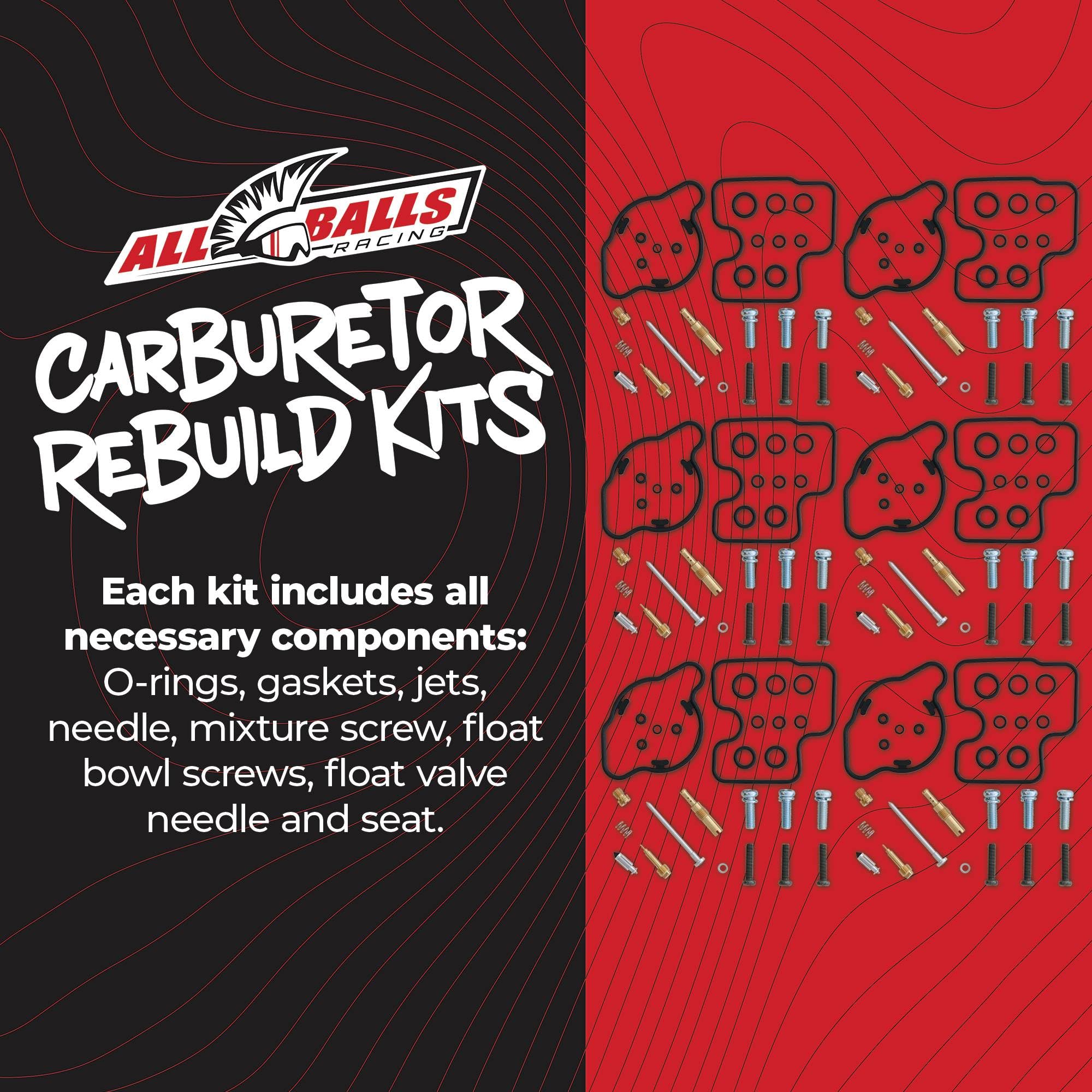 All Balls Racing Vergaser-Umbauset 26-1615 – Für Honda VTR1000F 1998-2005