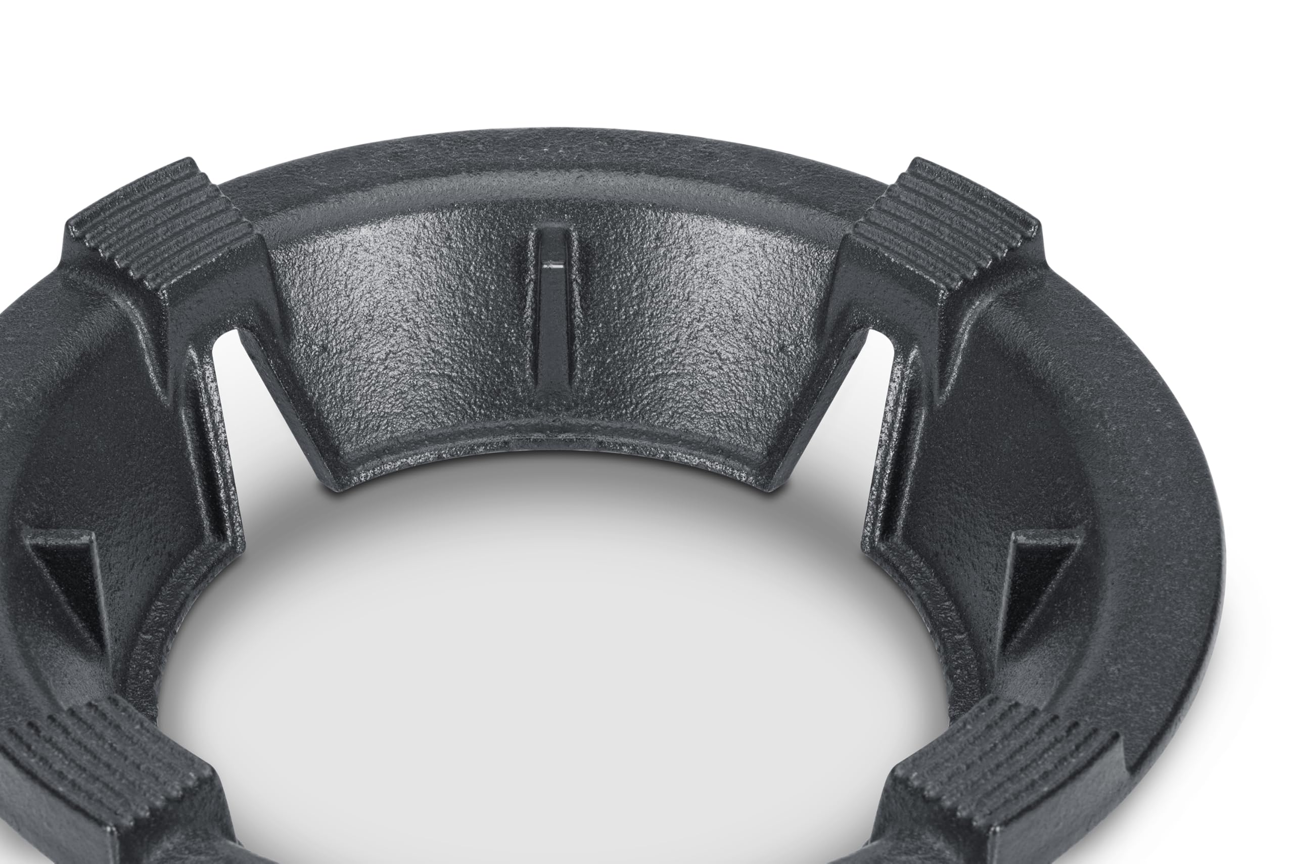 Craft Wok 4-szponowy stojak w kształcie krzyża z żeliwa, ciężki pierścieniowy stojak do woków z okrągłym dnem / 732W10C-4CLAW