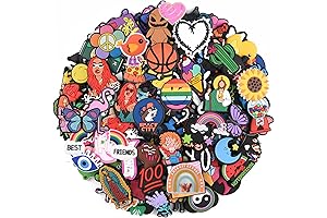 Assortment of 25, 50, or 100 Random Shoe Charms for Adorning Footwear