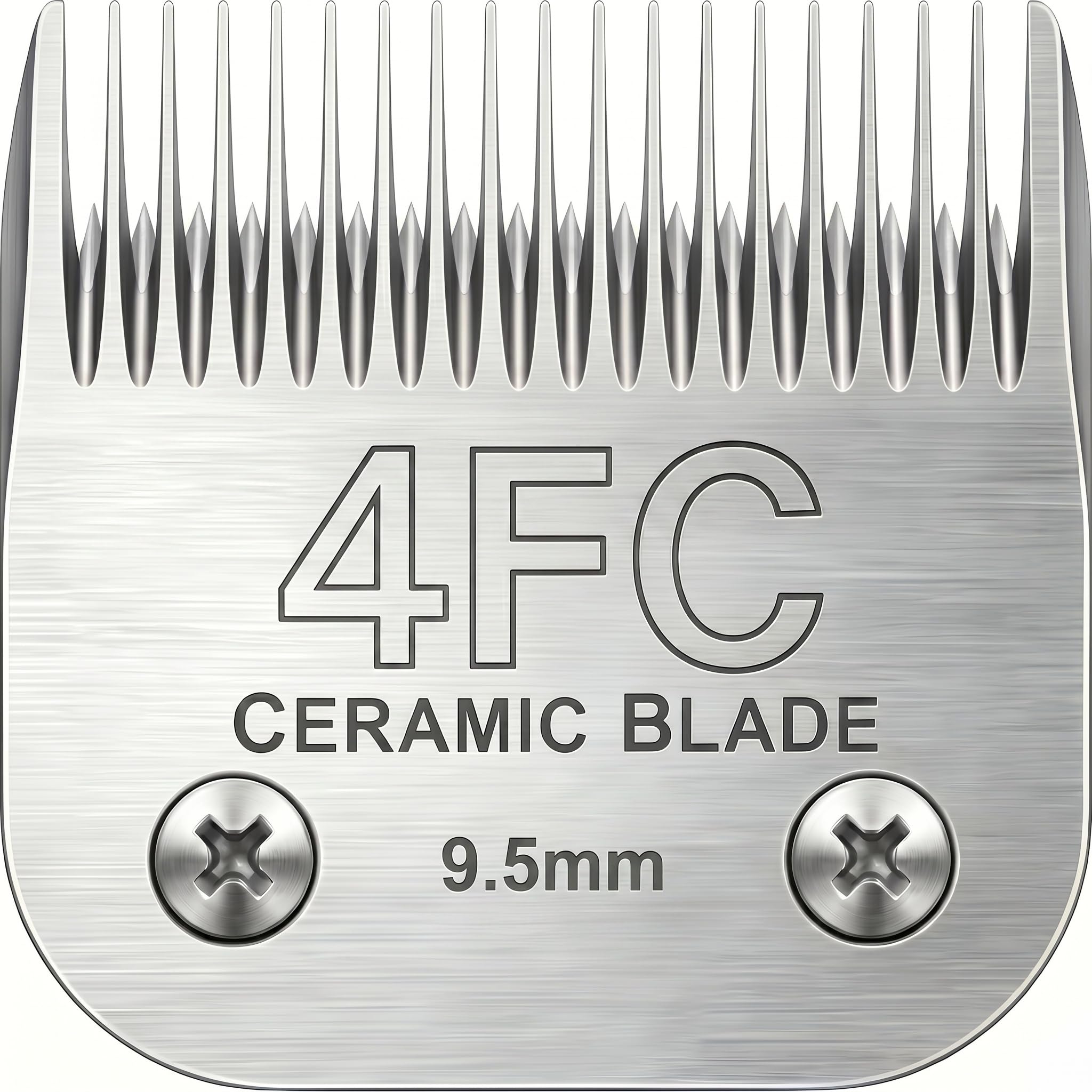 4FC Ceramic Blade 9.5mm (3/8") Detachable Pet Dog Clipper Blade