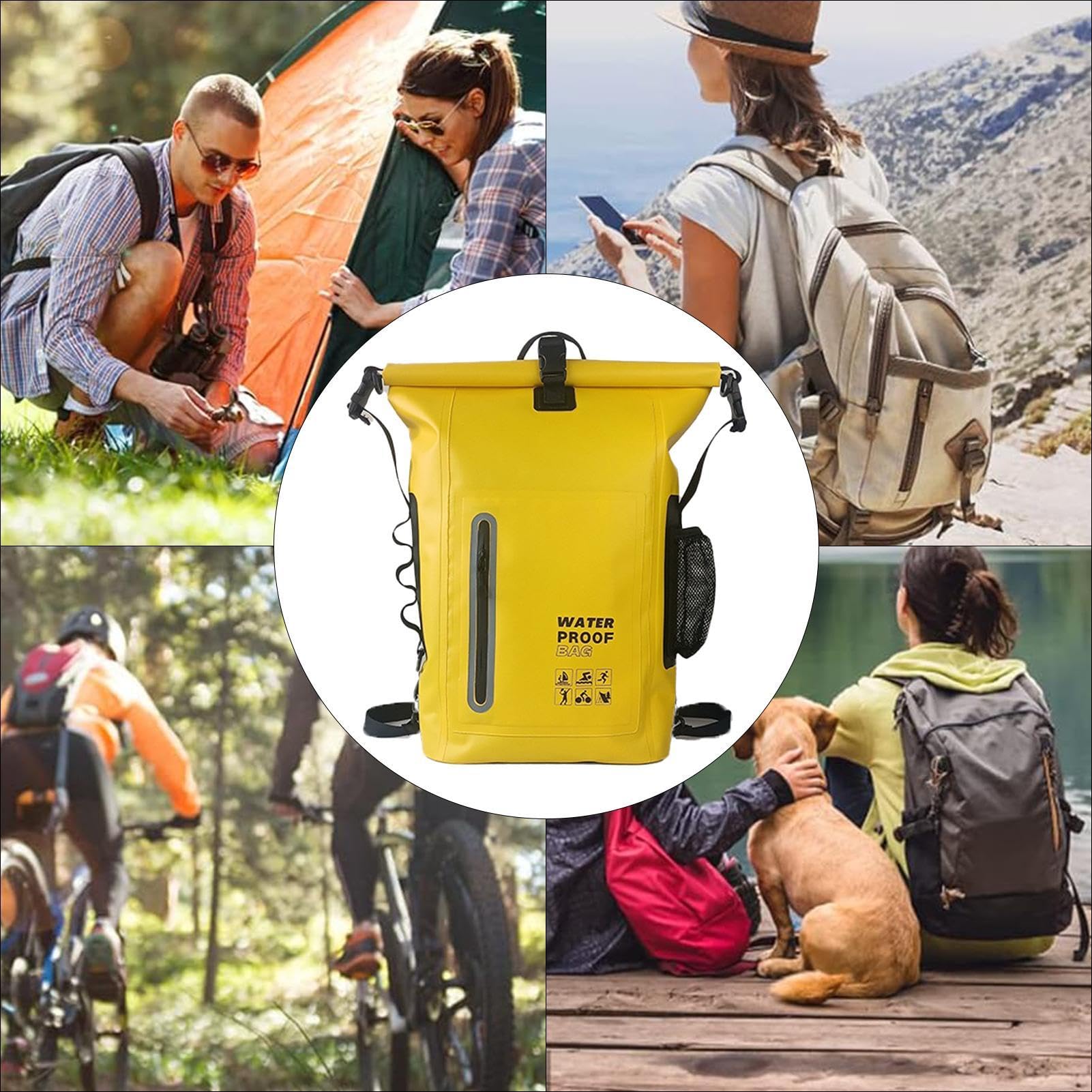 Dry Bags impermeabile | Zaino impermeabile | Borsa asciutta da viaggio