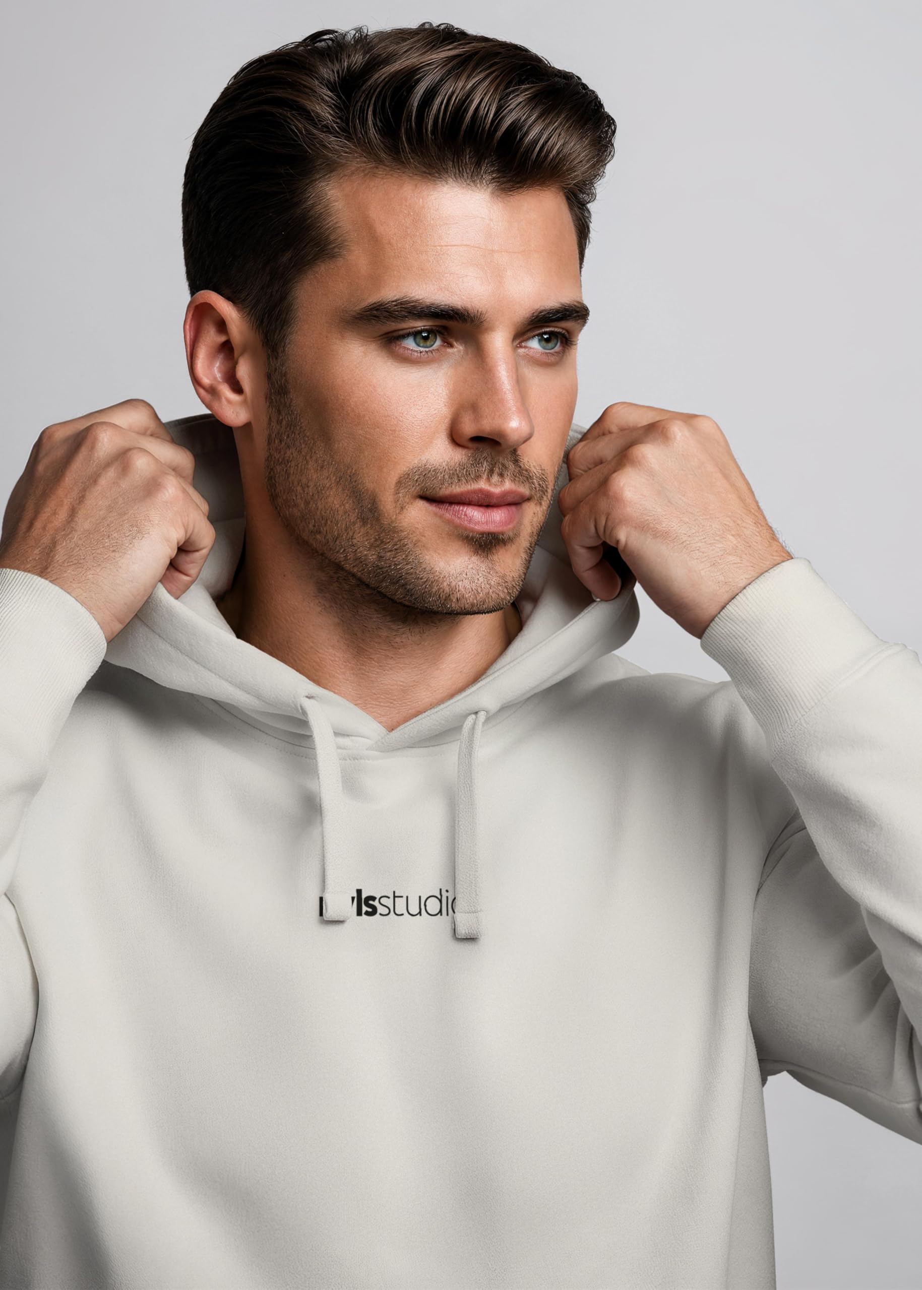 Neverless® Herren Hoodie Backprint - Blumen