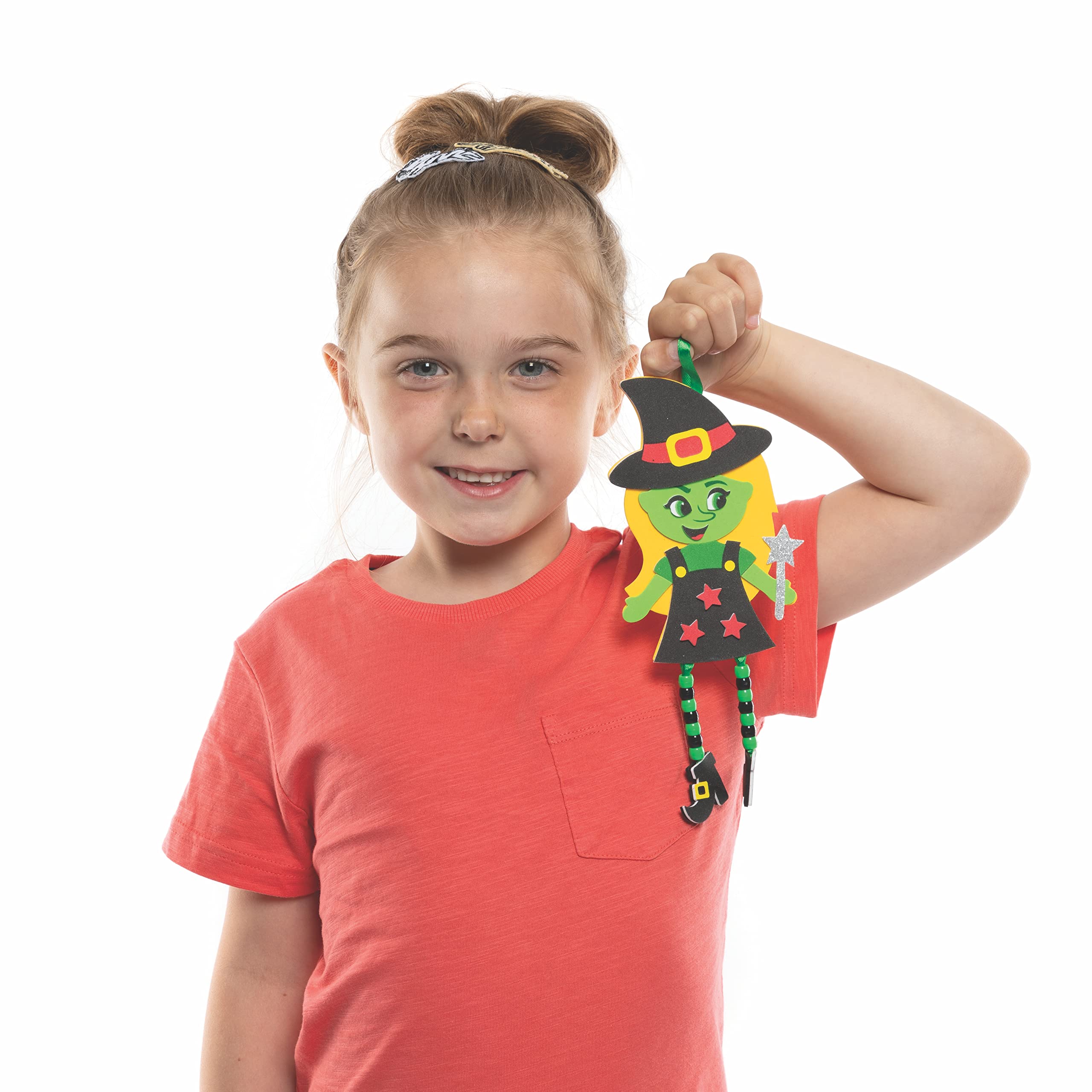 Baker Ross Kits Aimants Chats Sorcières - Lot De 8 - Activité Créative Enfant Halloween Sans Colle