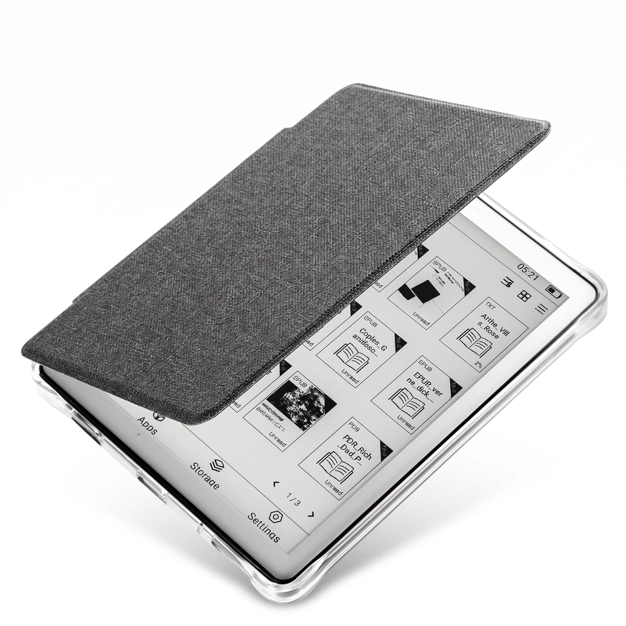 Dpofirs E Reader für Android 8.1, Elektronischer Buchleser, 5,76 Zoll, Anti Blend Bildschirm, Musikplayer und Sprachrekorder, for Lesen und Unterhaltung (2G+32G)