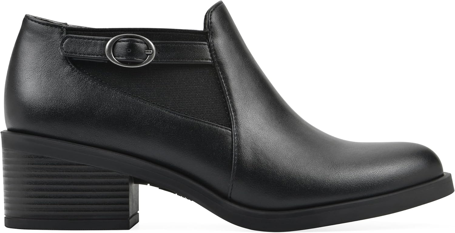 WHITE MOUNTAIN Women's Cuisine Heeled Western Shootie Boot