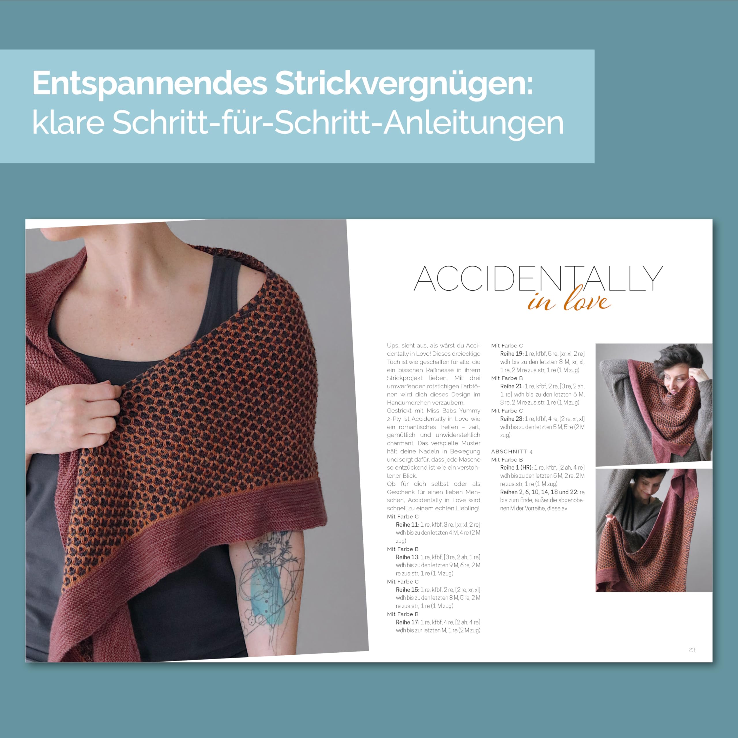 Mairlynd: Shawl Love. Mit 'Row Maps' zu allen Designs!: Entspann dich. Strick ein Tuch. Zweisprachige Ausgabe, Deutsch - Englisch