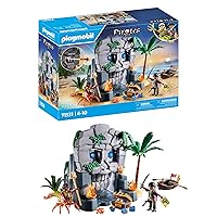 PLAYMOBIL Pirates 71531 Isola del Teschio, Avventura emozionante sull'Isola del Teschio di Cristallo