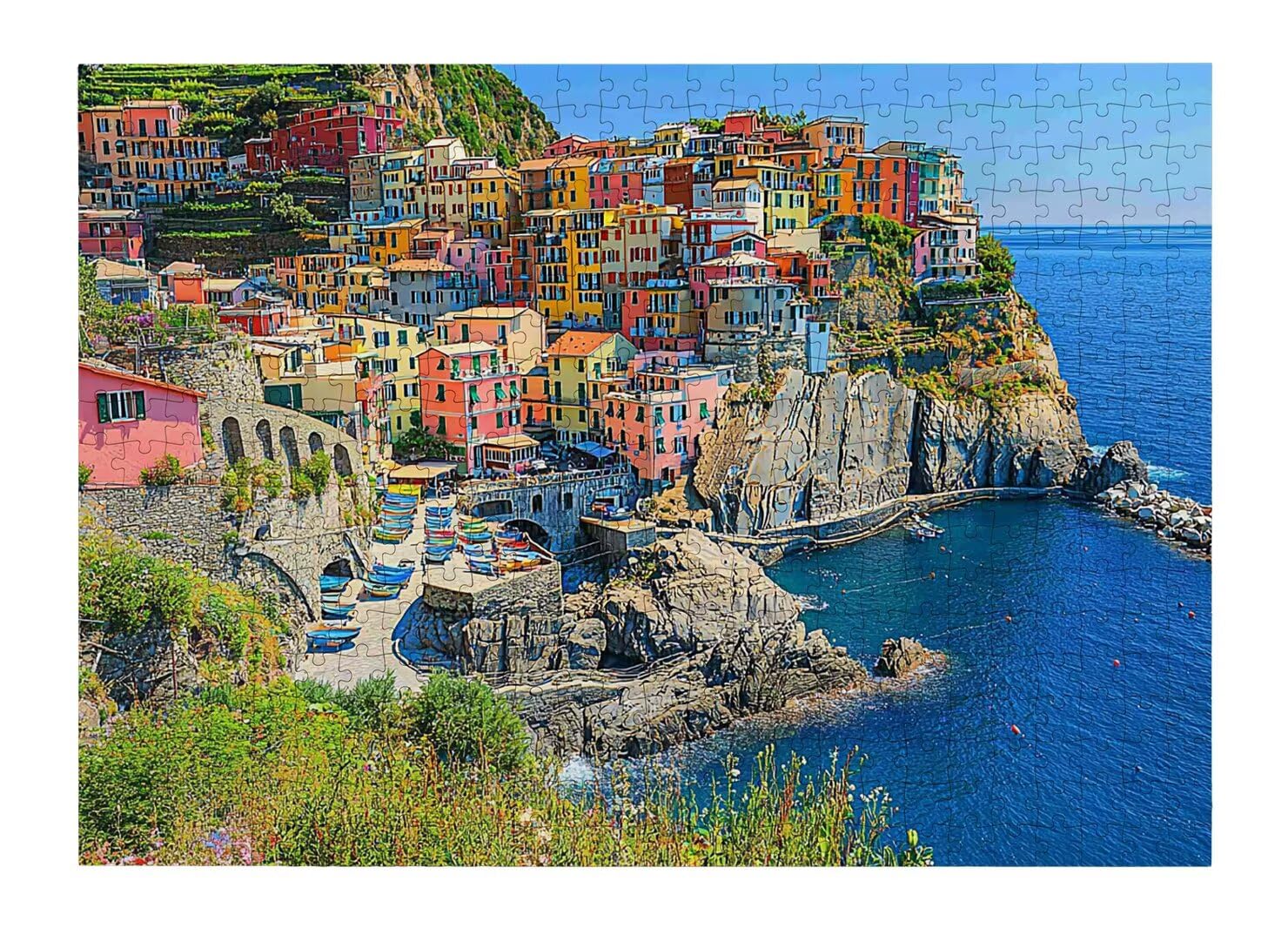 Puzzle 1500 Pezzi, Puzzle Italia per Adulti, 87x57cm, Compact Box -4480