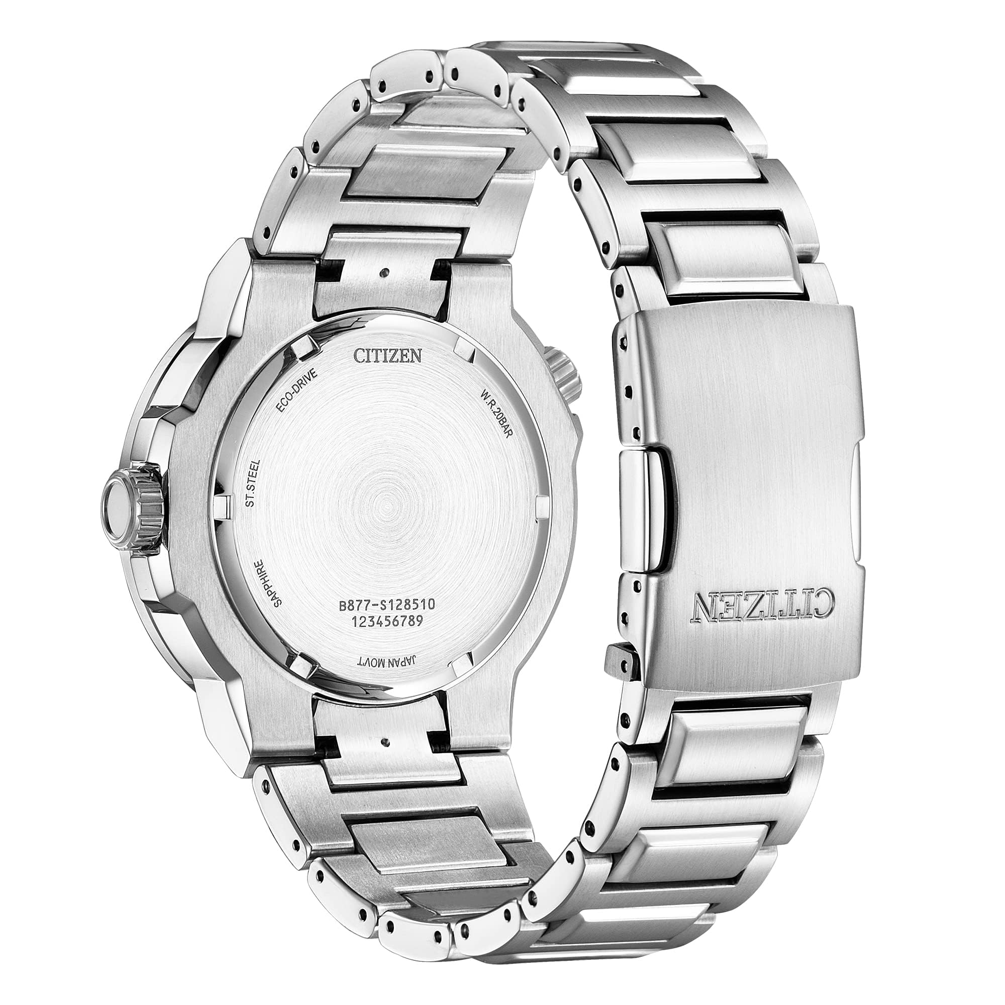 Citizen Reloj Deportivo BJ7140-53A, Tono Plateado, Deportivo