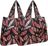 Vista 7 de allydrew Bolsa plegable de nailon reutilizable (juego de 2), macarons