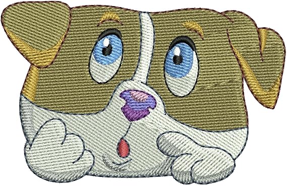 Threadart Machine Embroidery Designs - Chubby Puppies - USB Stick