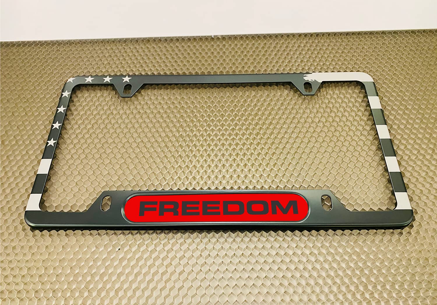 USA Patriotic | American Flag Custom Personalized Anodized Aluminum Thin Top | - Picture 89 of 133