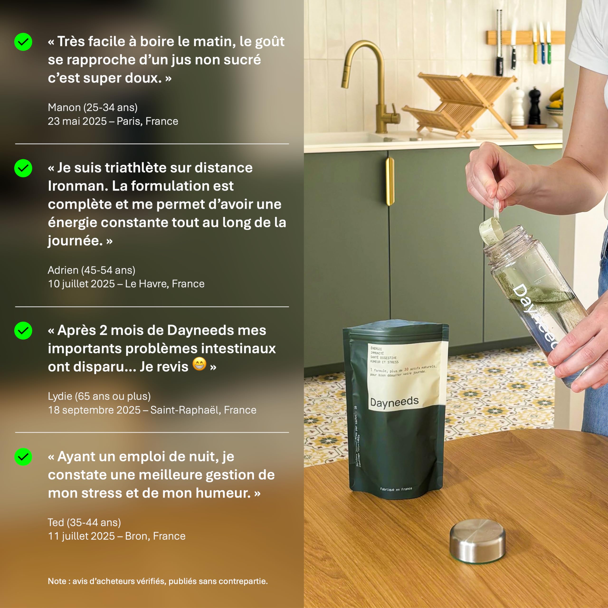 Complément alimentaire tout-en-un - Multivitamines, minéraux & probiotiques - Énergie, immunité, digestion & équilibre quotidien