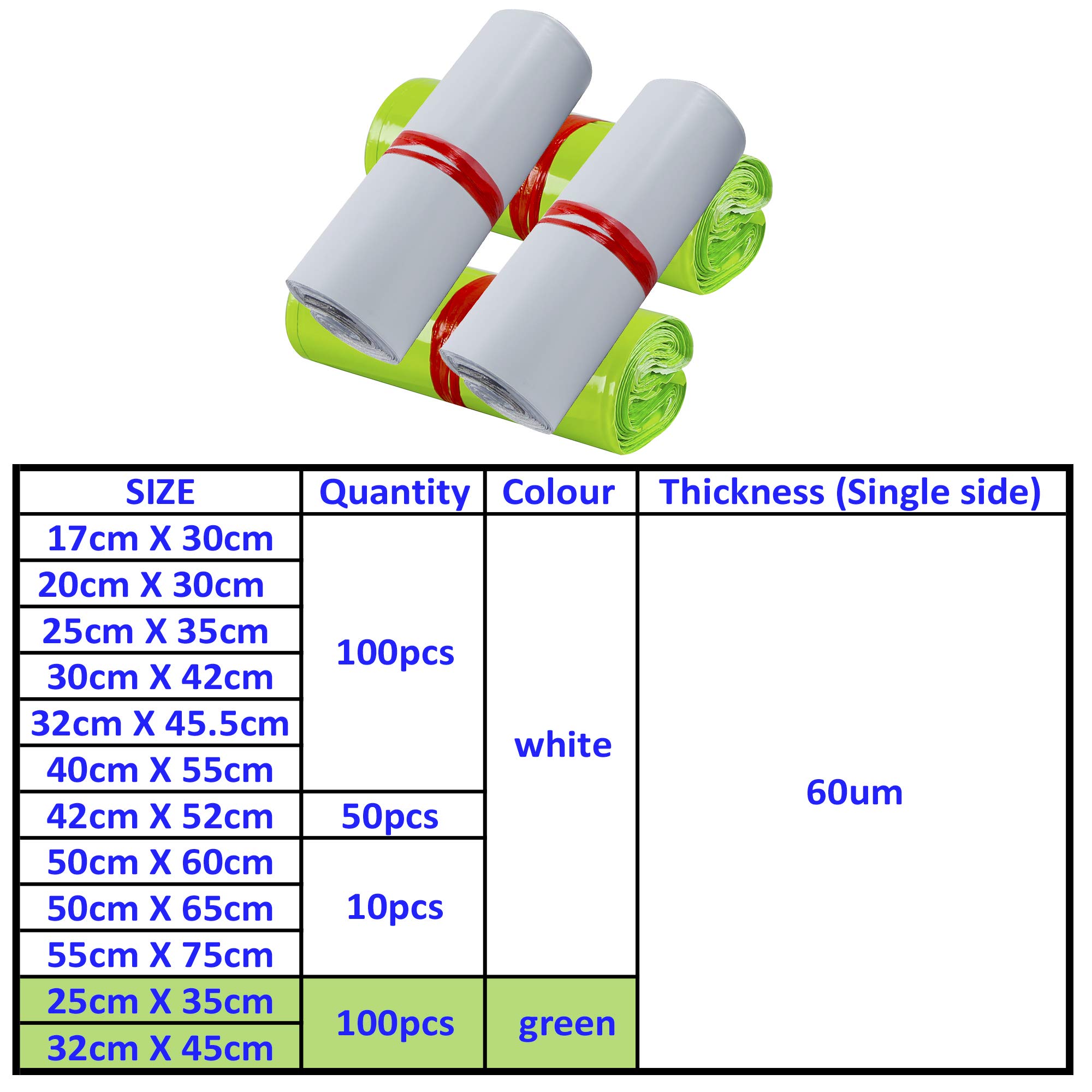 Bolsa Envios Paquetes, 100pcs 30cm X 42cm Bolsas para Envíos Paquetes Vinted, Sobres para Envíos Vinted de Plástico Autoadhesivas, Embalaje Opaca, Resistentes para Ropa Zapatos Libros Blanco