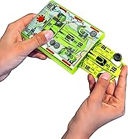 Vista 5 de FLAT 2 FAST Original Speed Card Racer – Flat Car Racer and Pocket Size Racecar Launcher with Real Rubber Tires for High-Speed Racing – Load, Launch