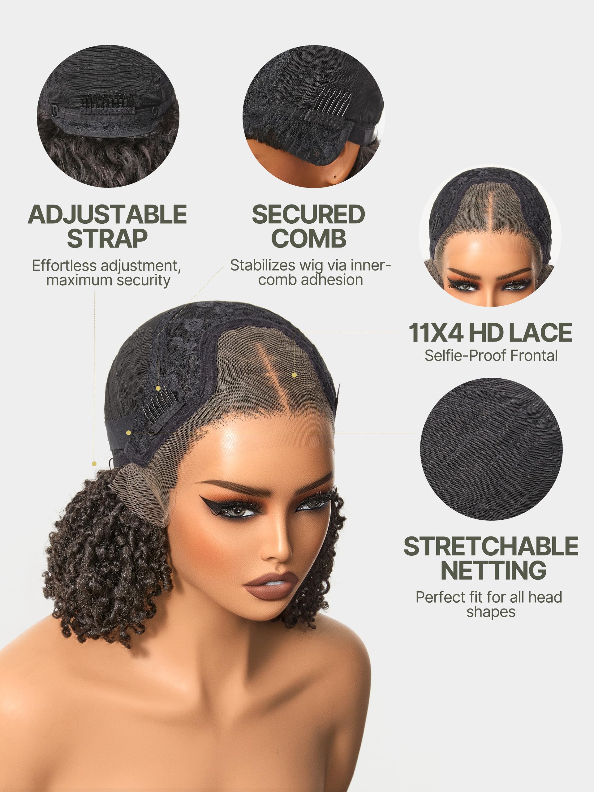 Synthetic Lace Frontal Wig 200% Density Micro Twist Curls Glueless Amazon.com : Braided micro twist gold curly wig. Made on a  main image 2