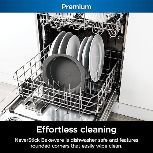 Miniatura 5 de Ninja B30309 Foodi NeverStick Premium - Molde redondo de 9 pulgadas, antiadherente, apto para horno hasta 500 F, apto para lavavajillas, color gris