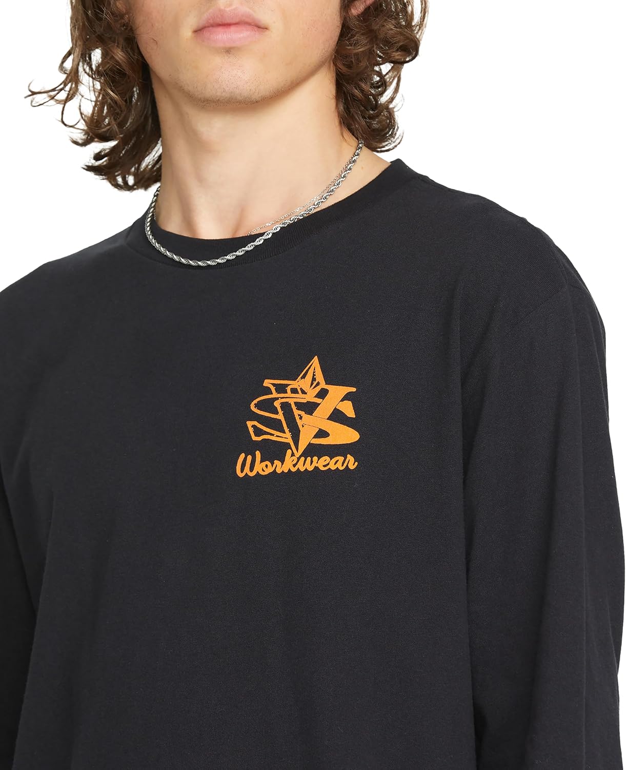 Volcom Men's Excavator Long Sleeve Workwear Tee
