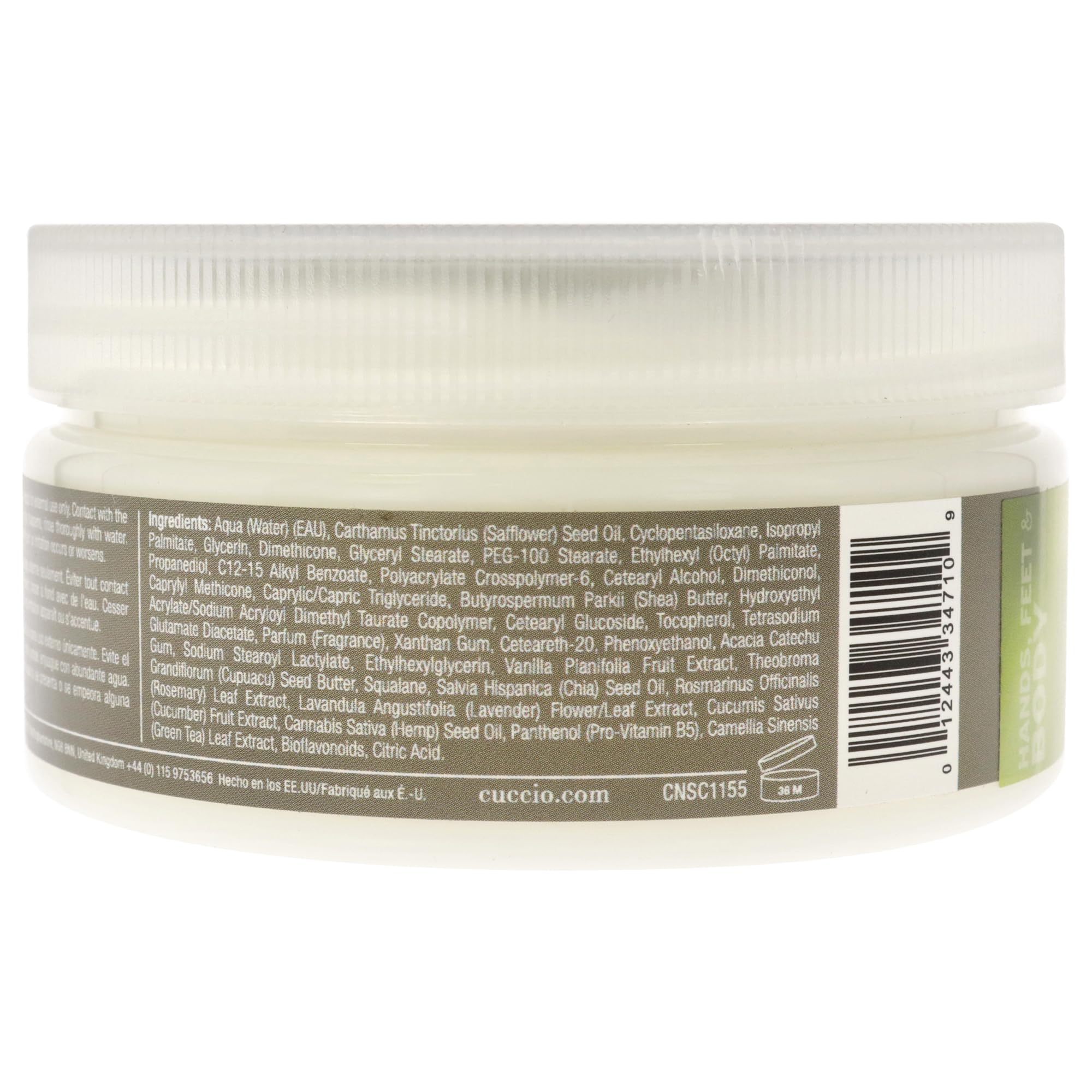 Cuccio Naturale Revitalizing Butter Blend Treatment Whipped Hemp - 240ml