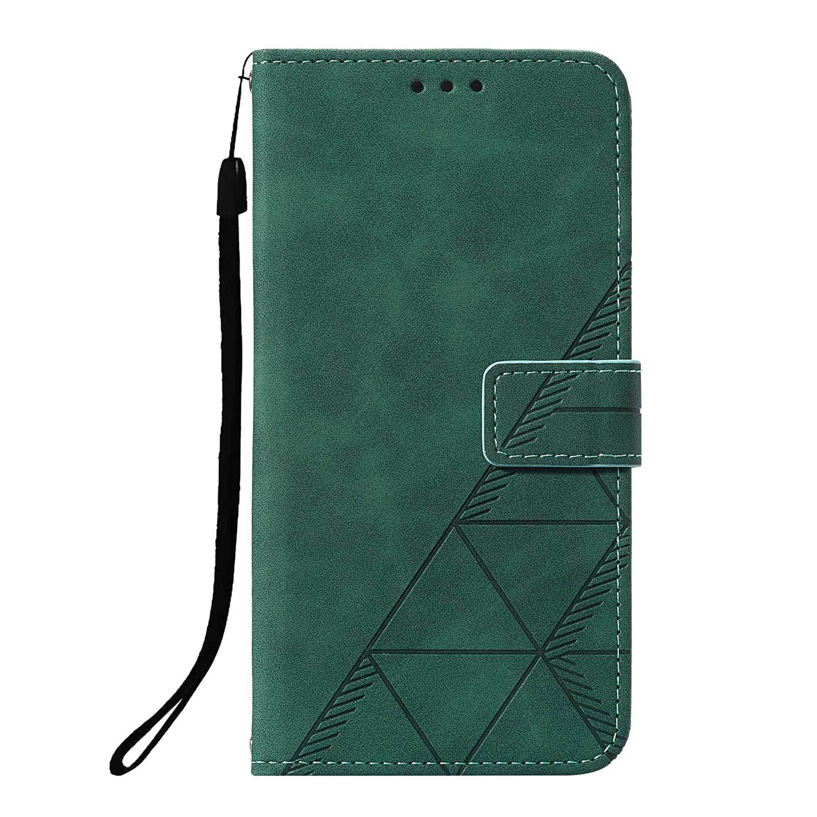 Custodia Portafoglio Per Google Pixel 6 Pro Con Tracolla E Supporto - Pelle PU - 4 Slot Carte E Porta Contanti - Nero