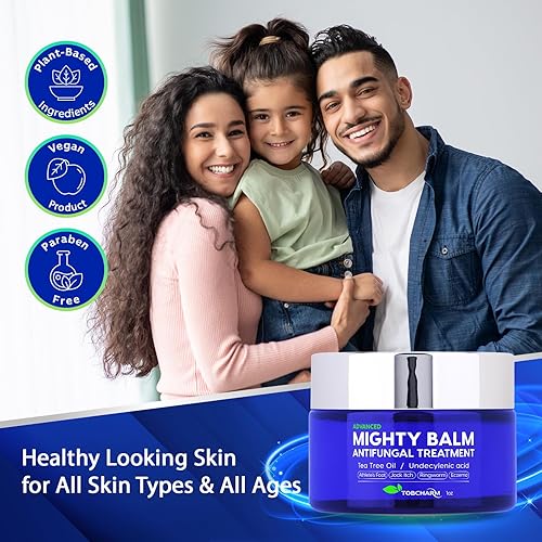Miniatura 6 de Tobcharm Crema antifúngica, crema antifúngica para la piel, tratamiento de tiña para humanos, crema de picazón jock, eczema, crema para pies de