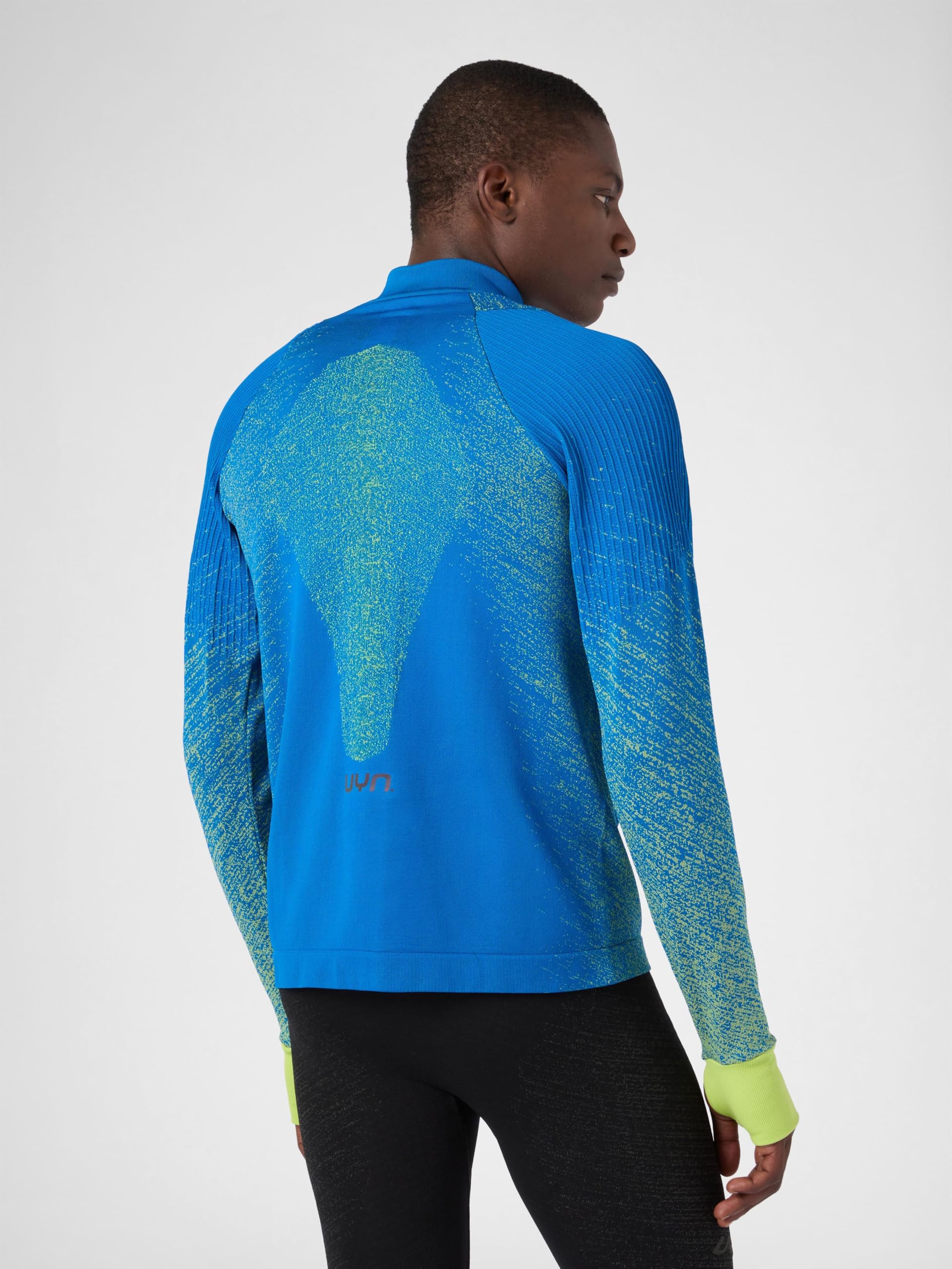 UYN Running Exceleration Long SL.Zip Up T-Shirt Uomo
