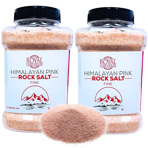 Miniatura 11 de Sal rosa del Himalaya – Grano fino, tarro a granel de 5 libras – puro y natural, 84 minerales traza – Cocina gourmet, remojos de baño, exfoliantes