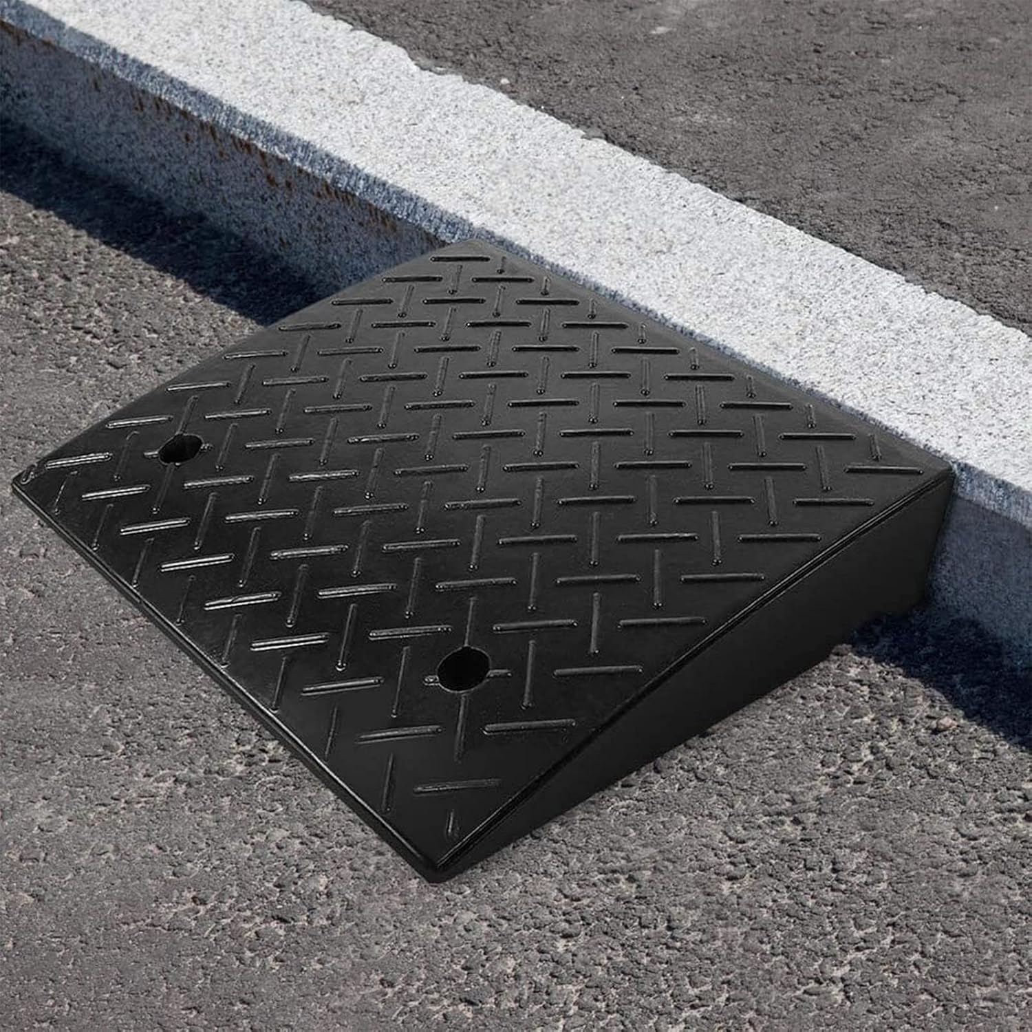 YKLL Ramp Driveway Ramp 5'' Heavy Duty Driveway Ramps