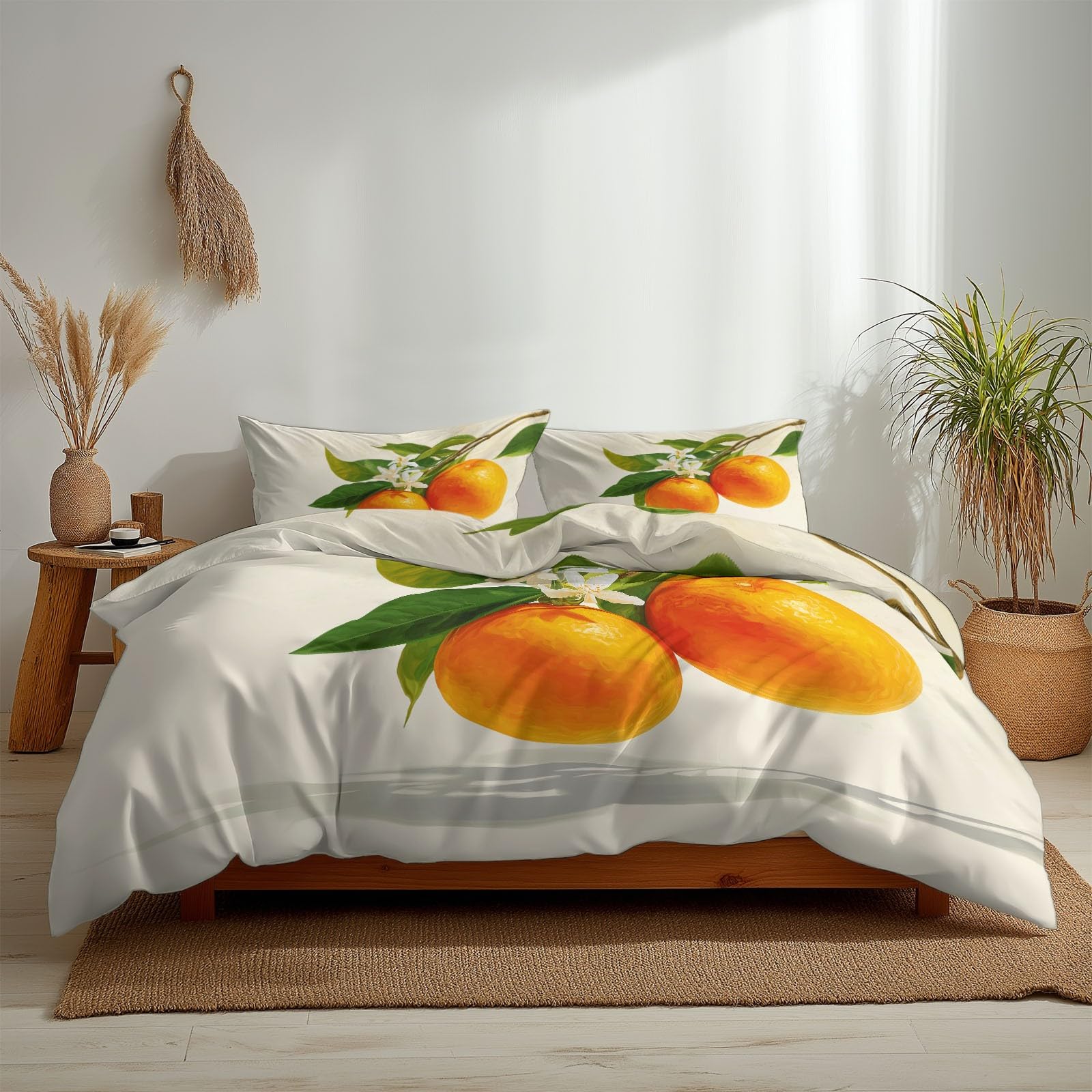 Generisch Komplet pościeli, beżowa, poszwa na kołdrę 220 x 240 cm, 3-częściowy, miękka poszwa na kołdrę z zamkiem błyskawicznym i 2 poszewki na poduszkę