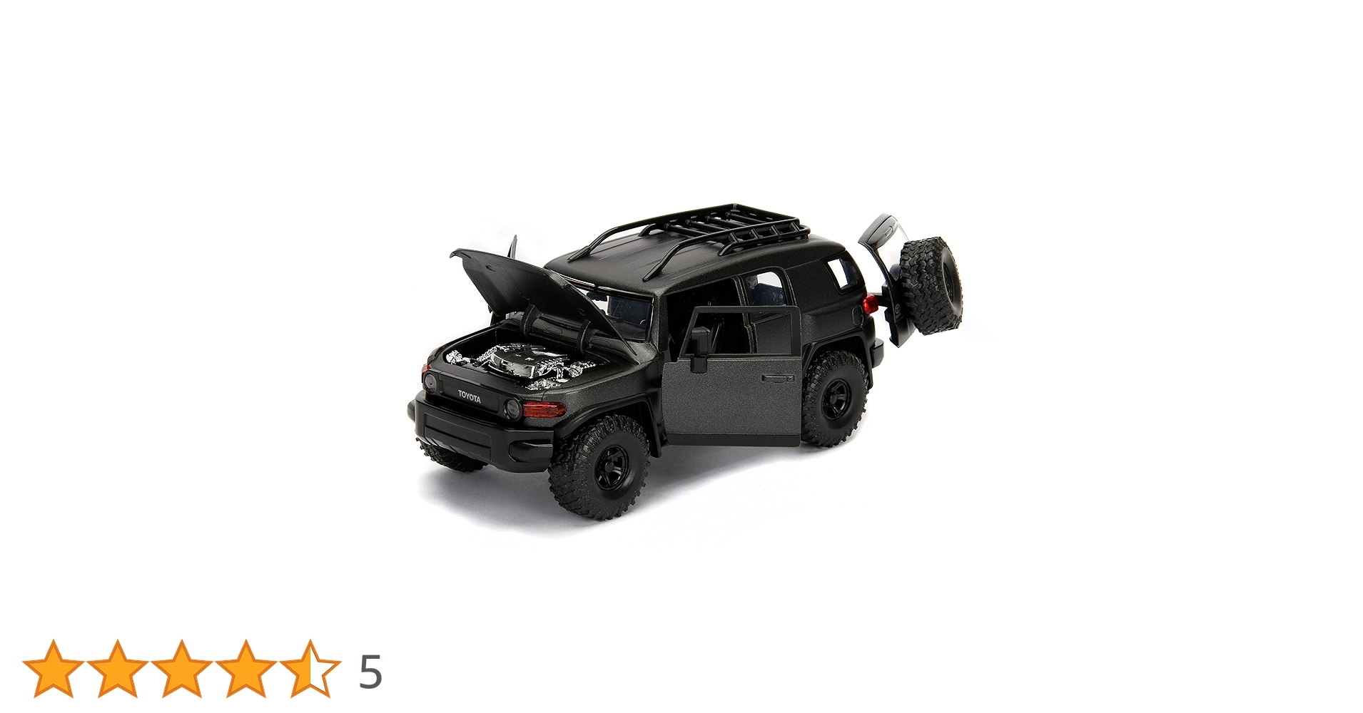 Toyota FJ Cruiser with Roof Rack Charcoal Gray Metallic Just