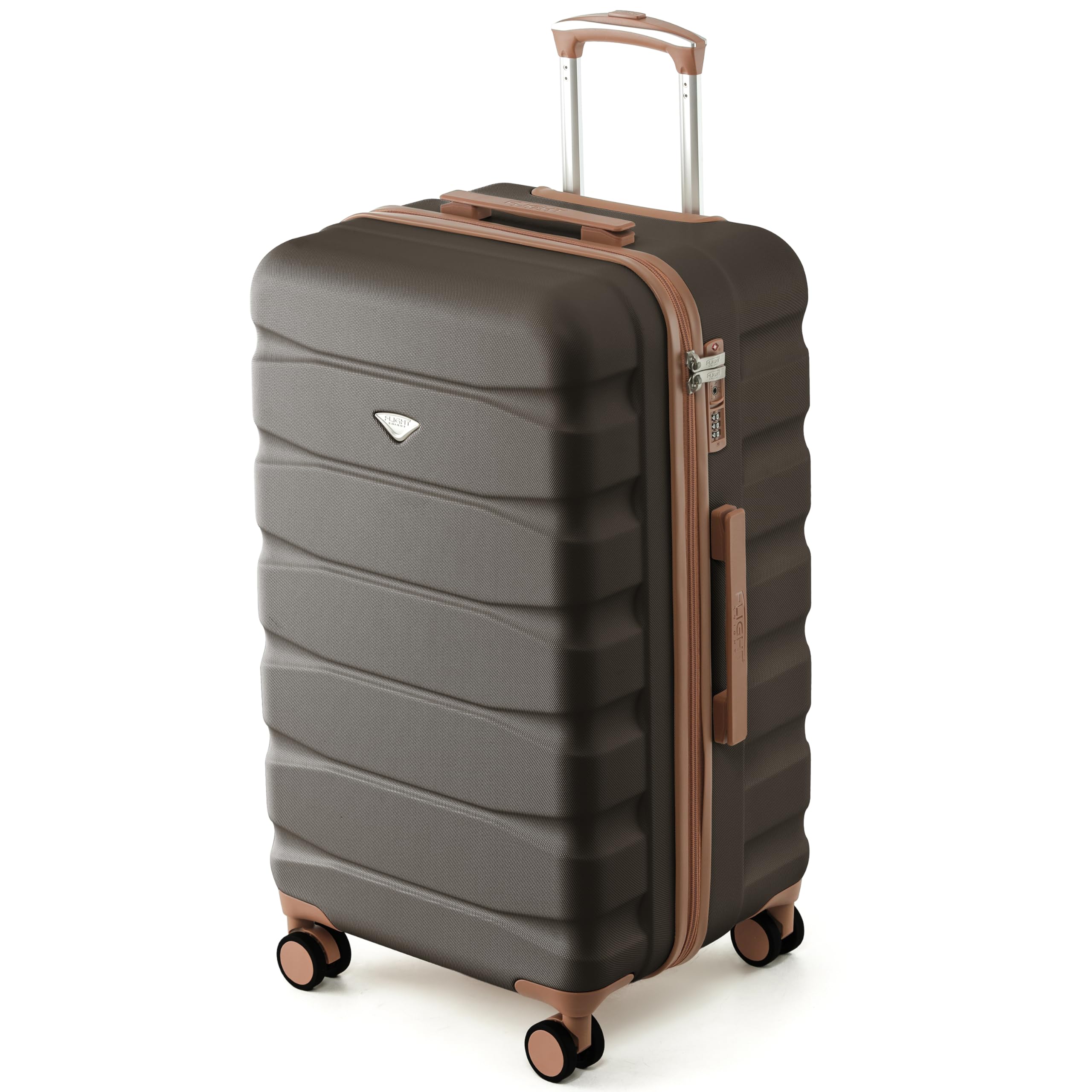 Flight Knight Underseat Cabin Suitcase 45x36x20cm | Free Hand Luggage for EasyJet & Wizz Air | Lightweight ABS Hard Shell with 8 Silent-Glide Spinner Wheels | Max Space Travel Bag — view 23