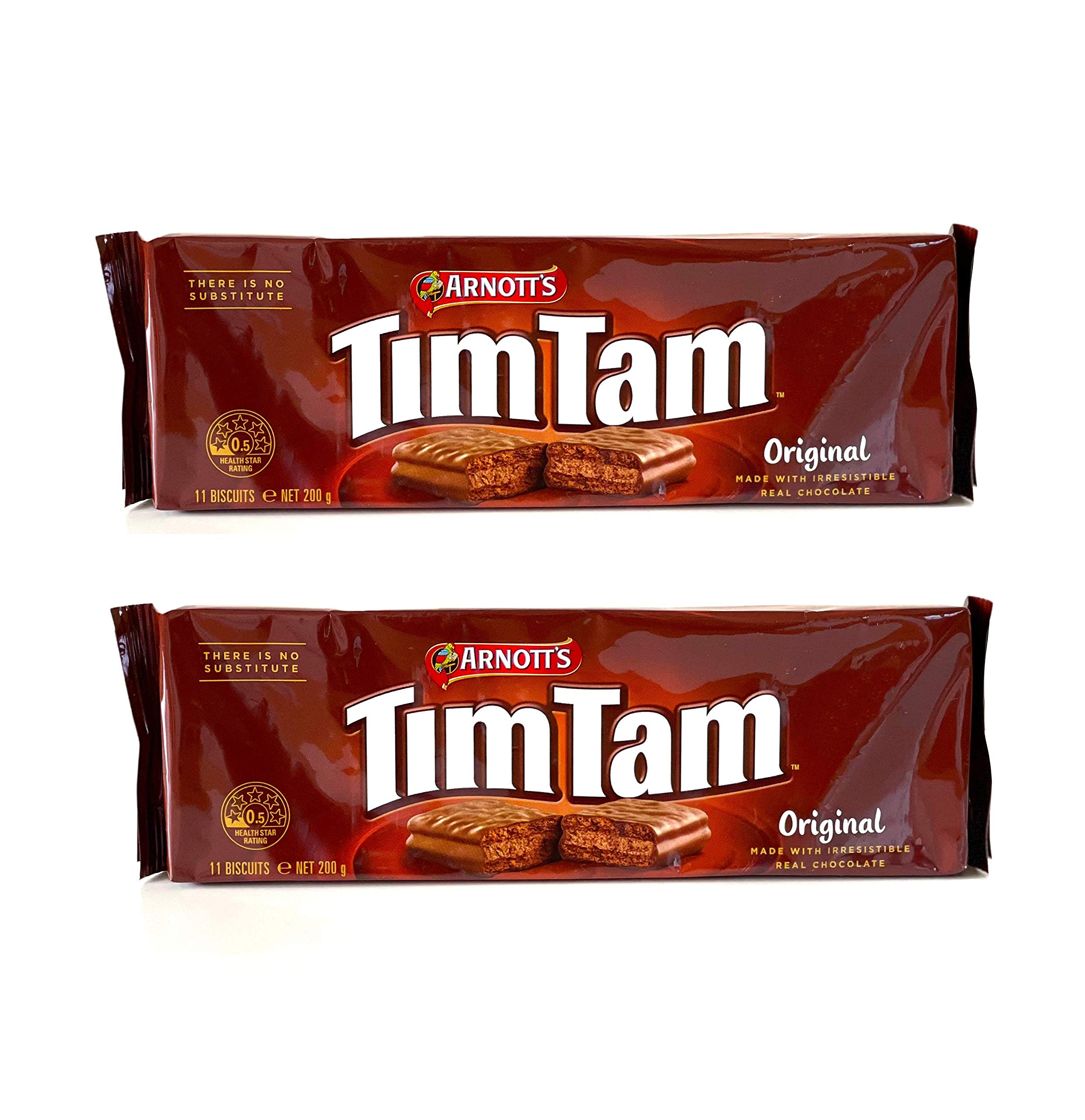 Tim Tam Chocolate Biscuits – Original Flavor – 2-Pack (200g Each) – Made in Australia